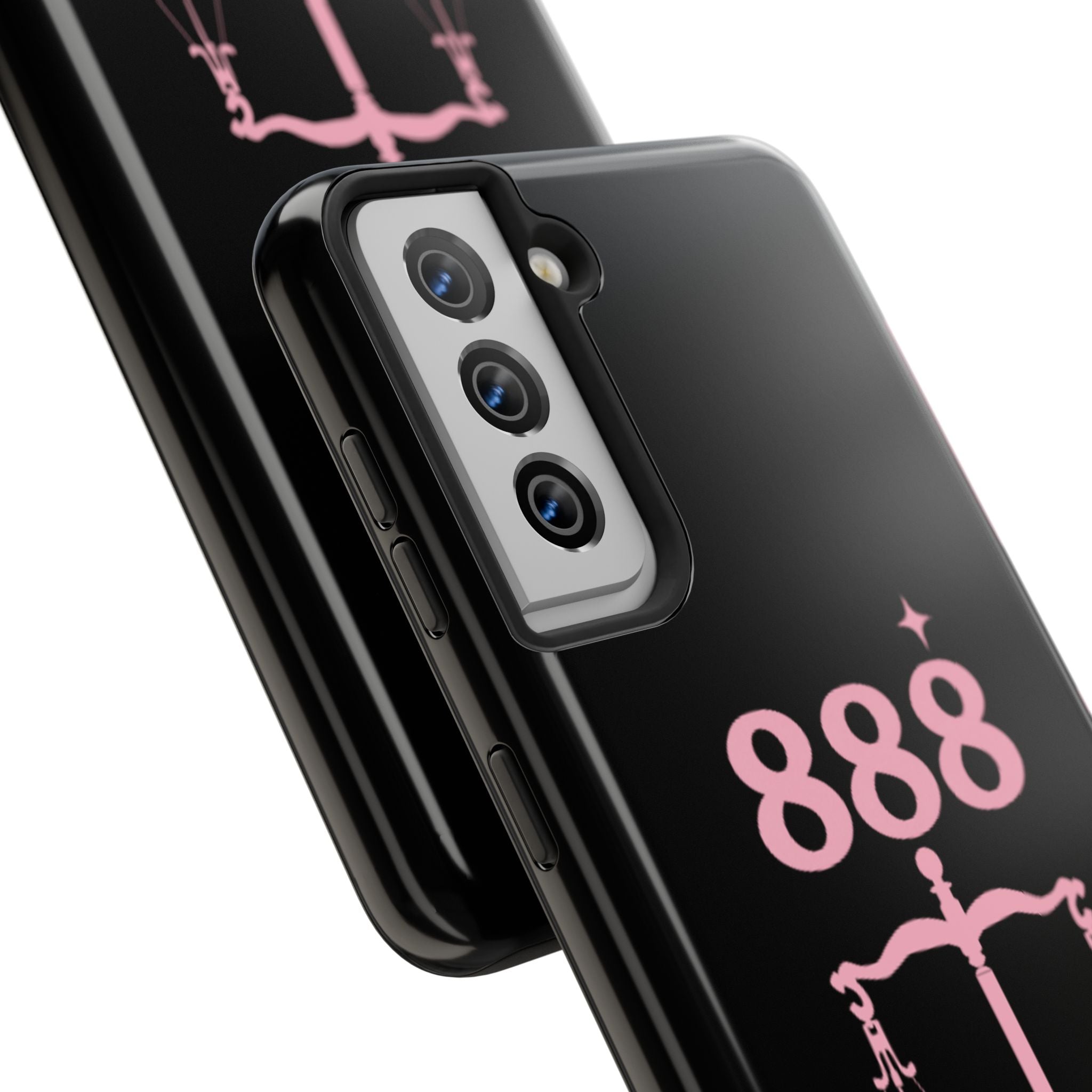 Black & Pink 888 Phone Case