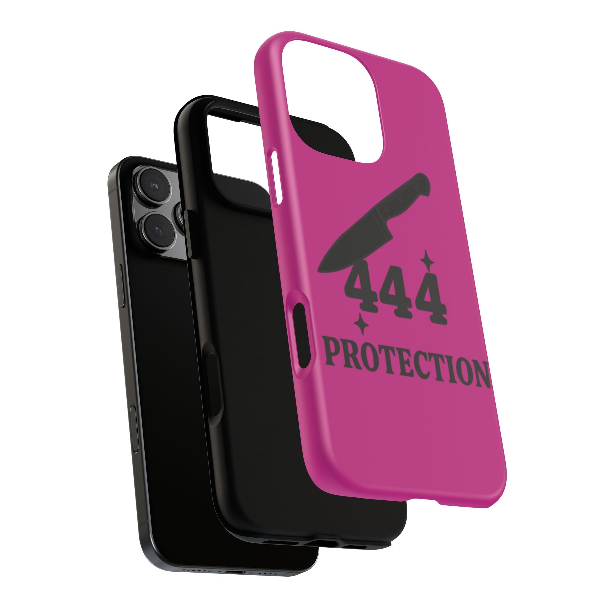 Black & Pink 444 Protection Phone Case