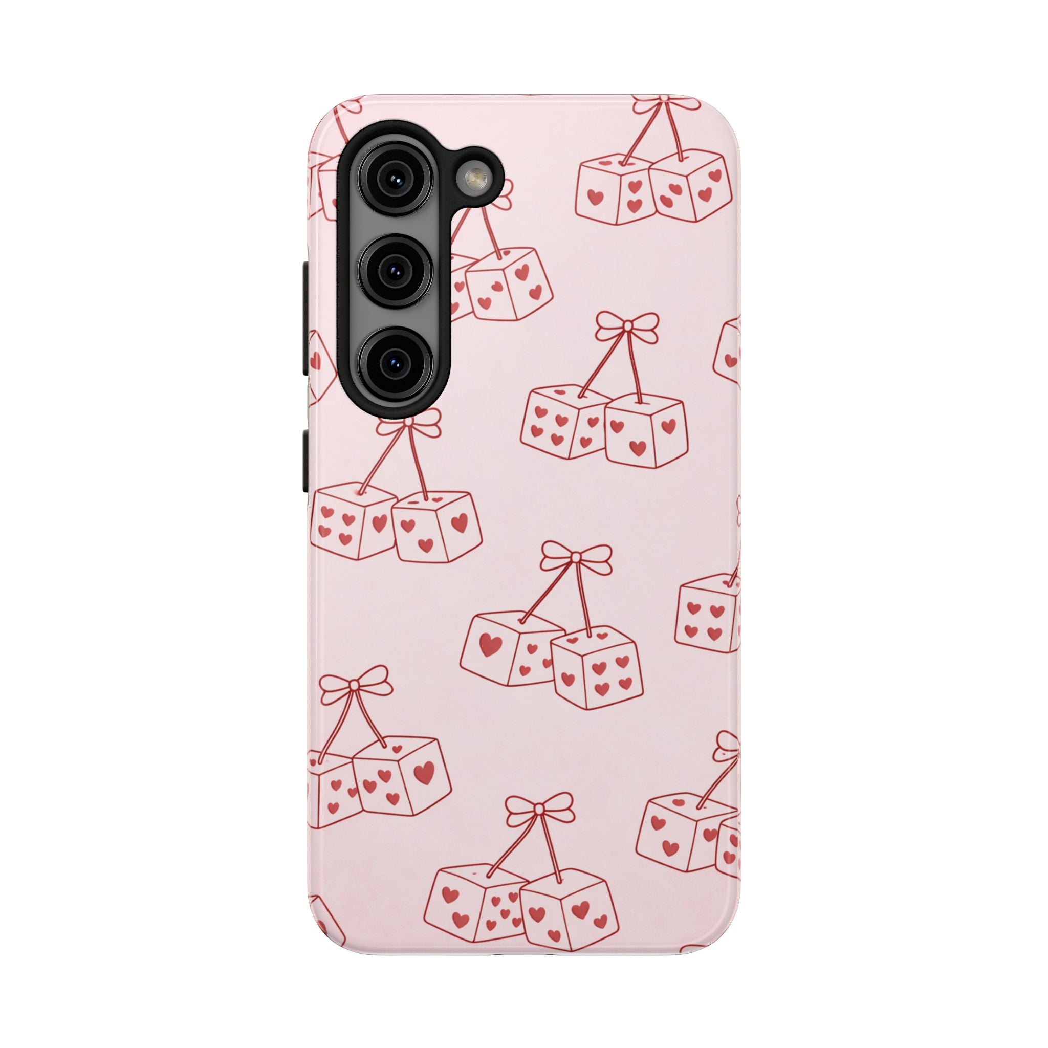 Red & Pink Heart Di Phone Case