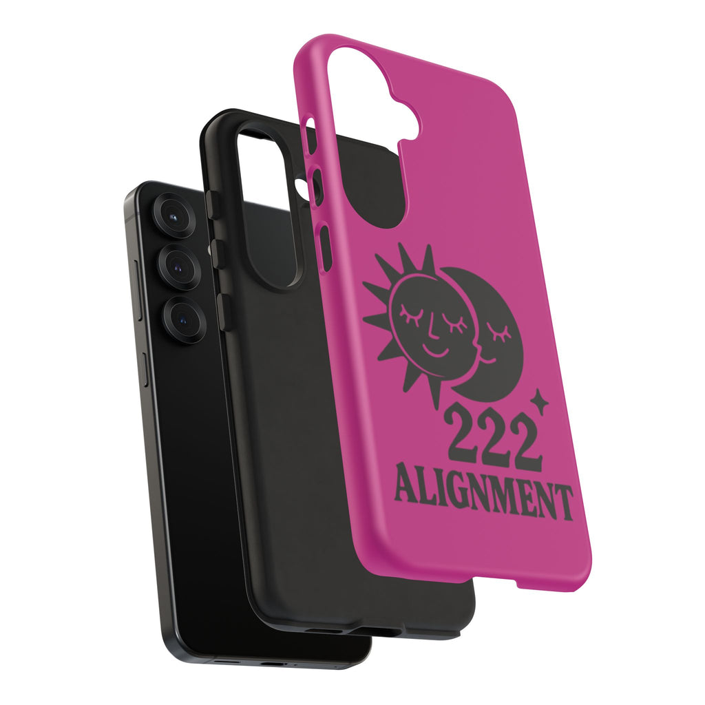 Black & Pink 222 Alignment Phone Case