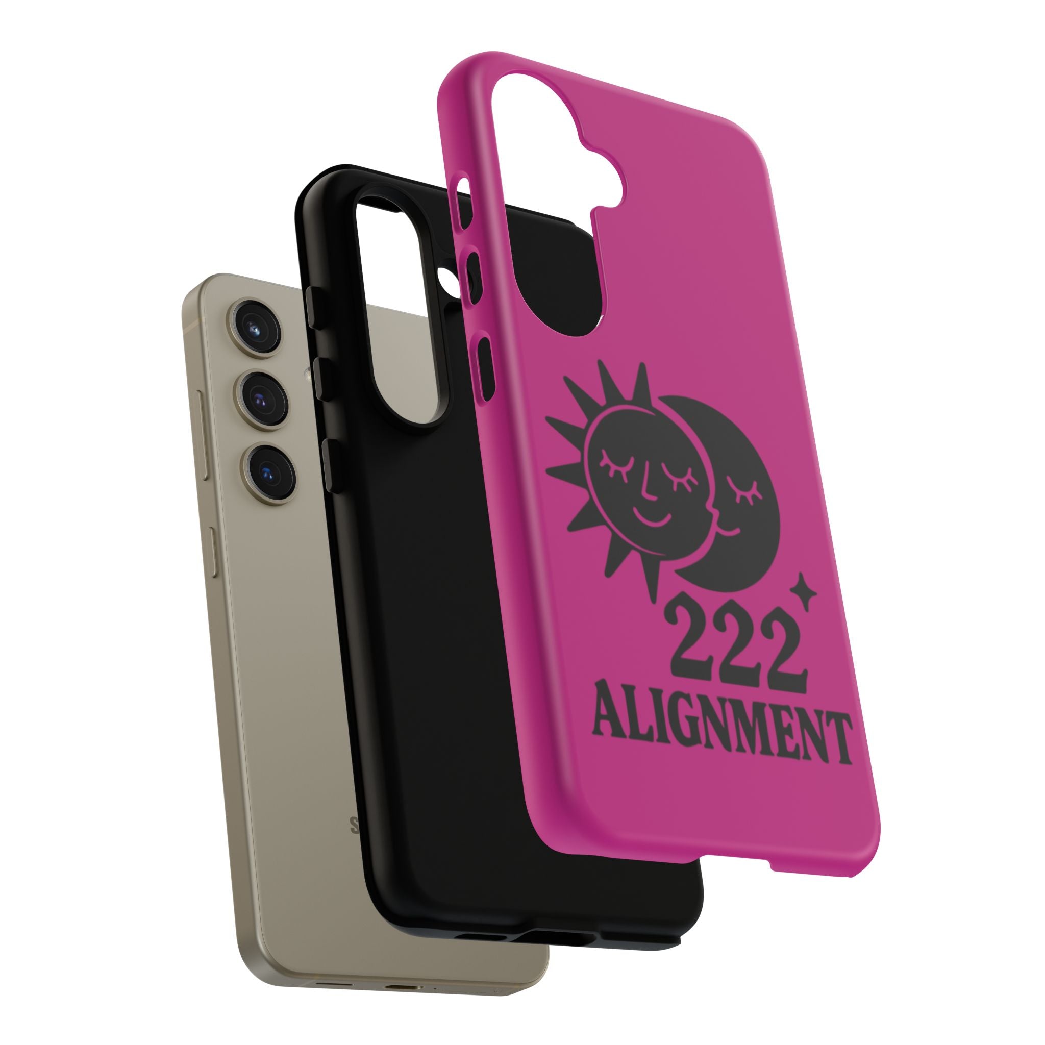 Black & Pink 222 Alignment Phone Case