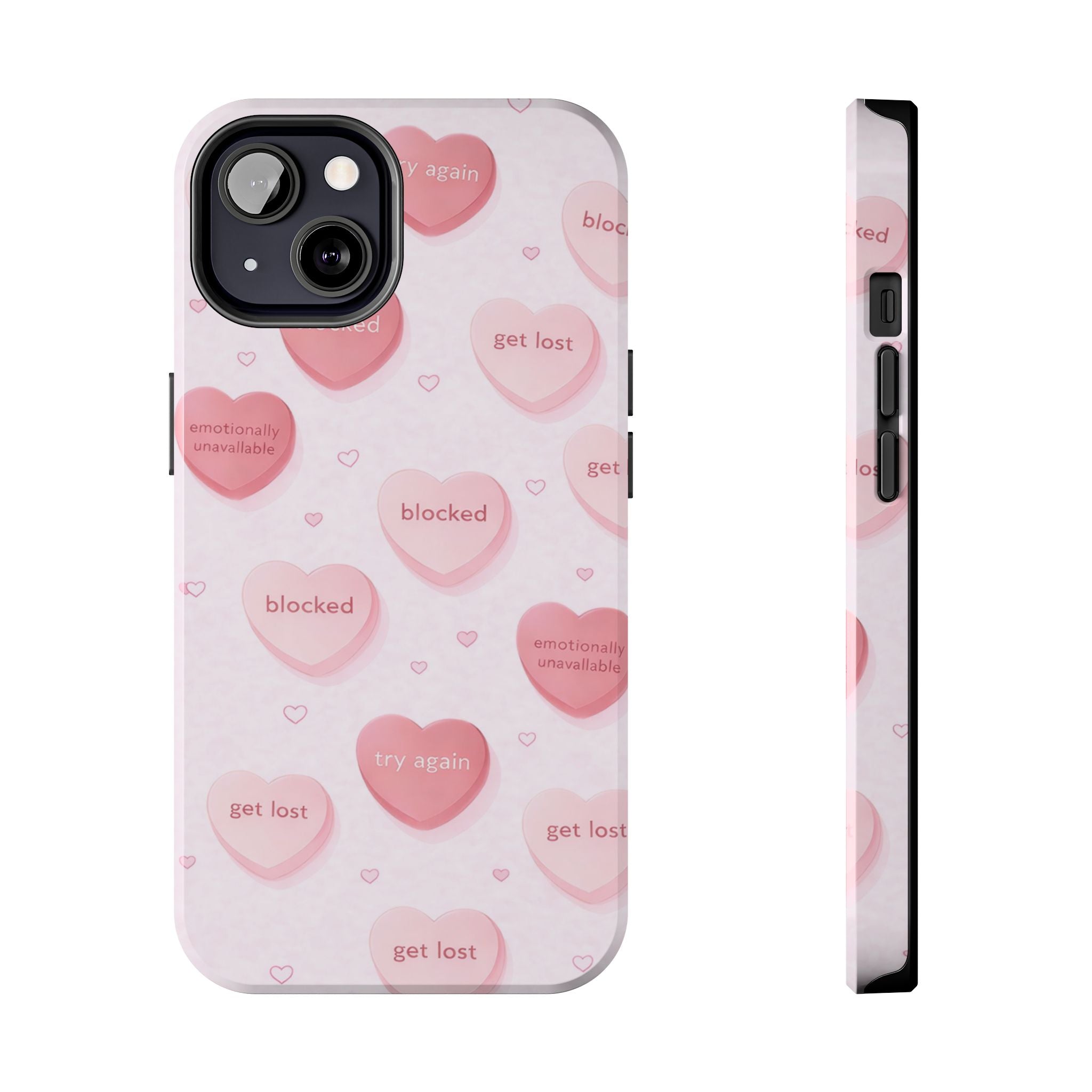 Non-Conversation Hearts Phone Case