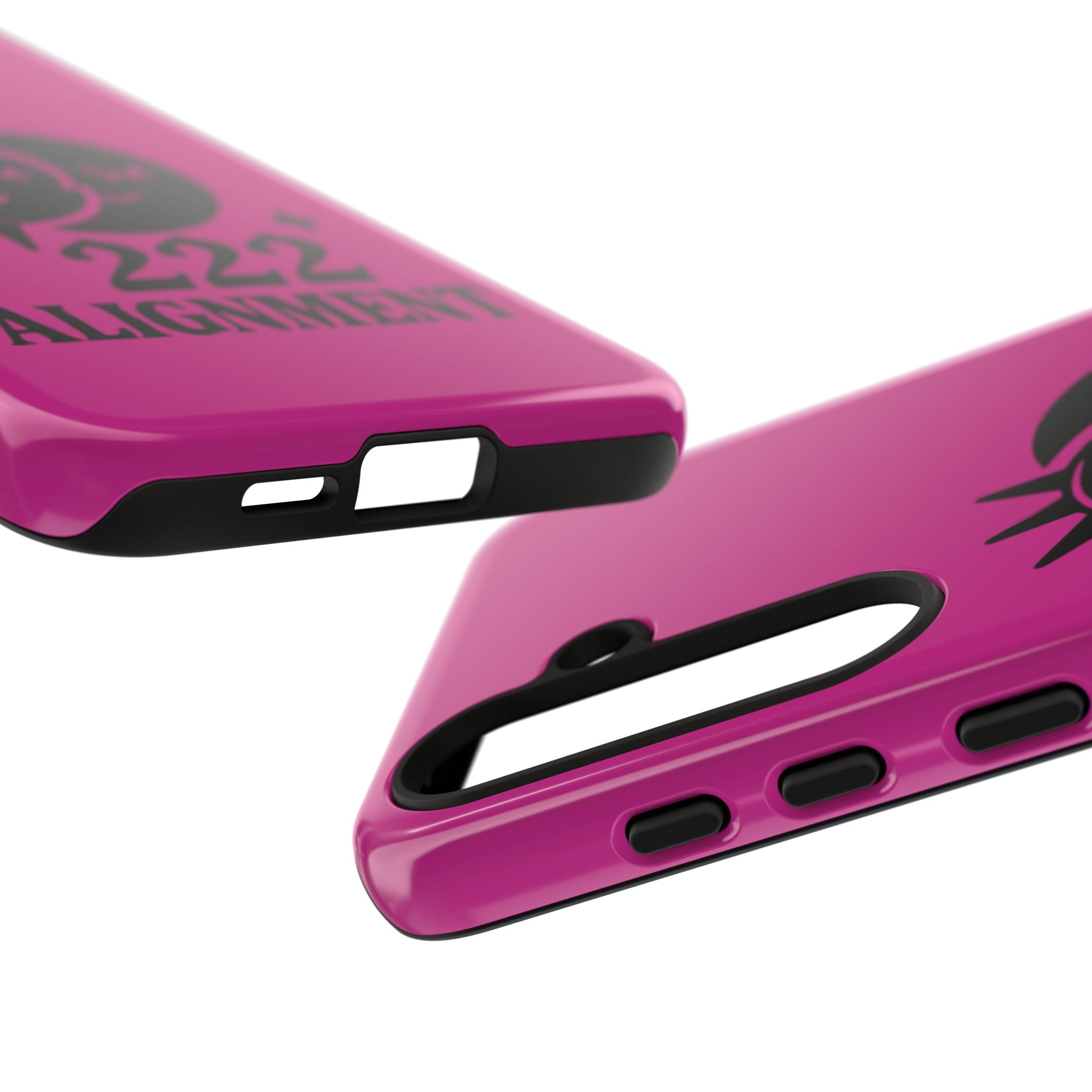 Black & Pink 222 Alignment Phone Case