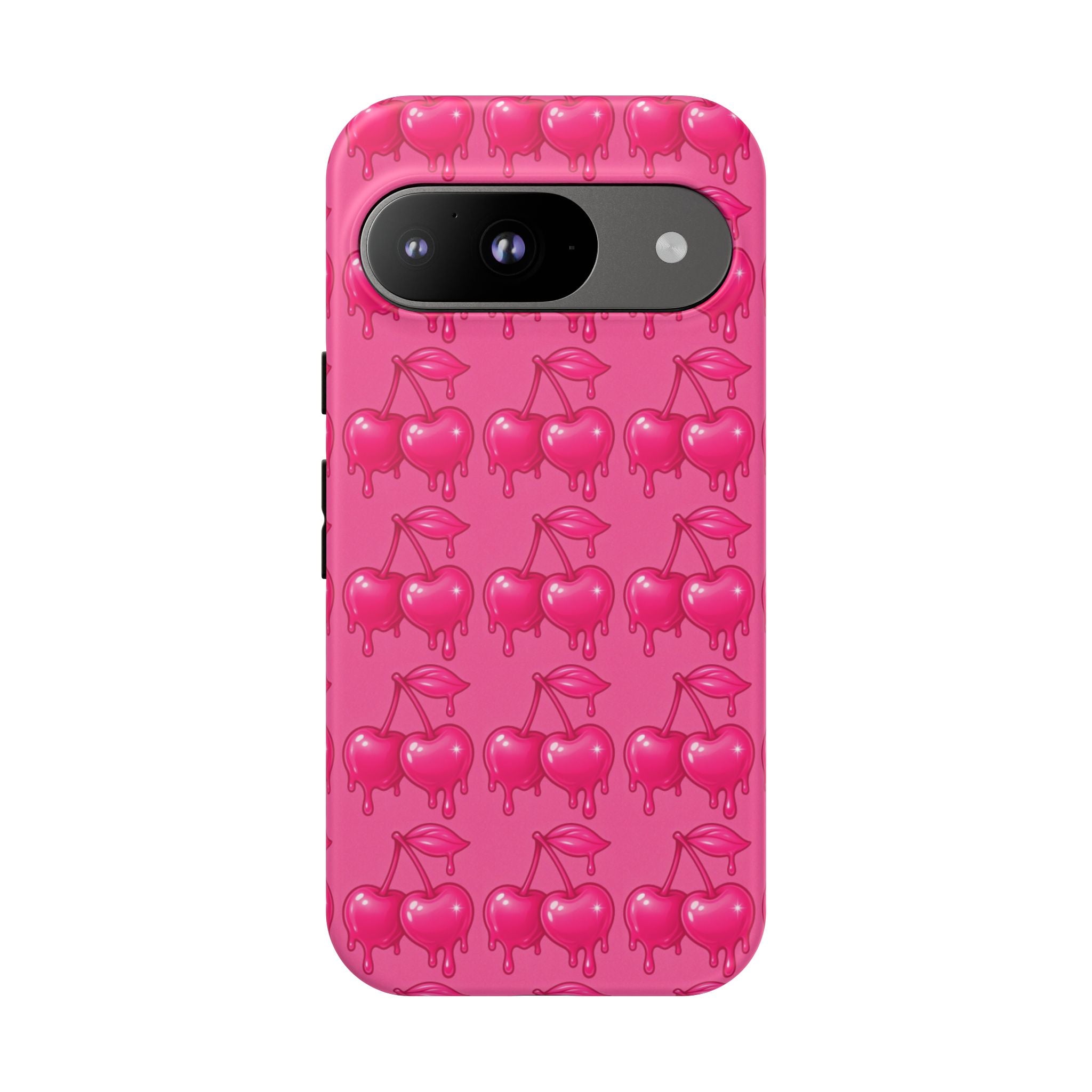 Pink Dripping Cherry Tough Phone Case