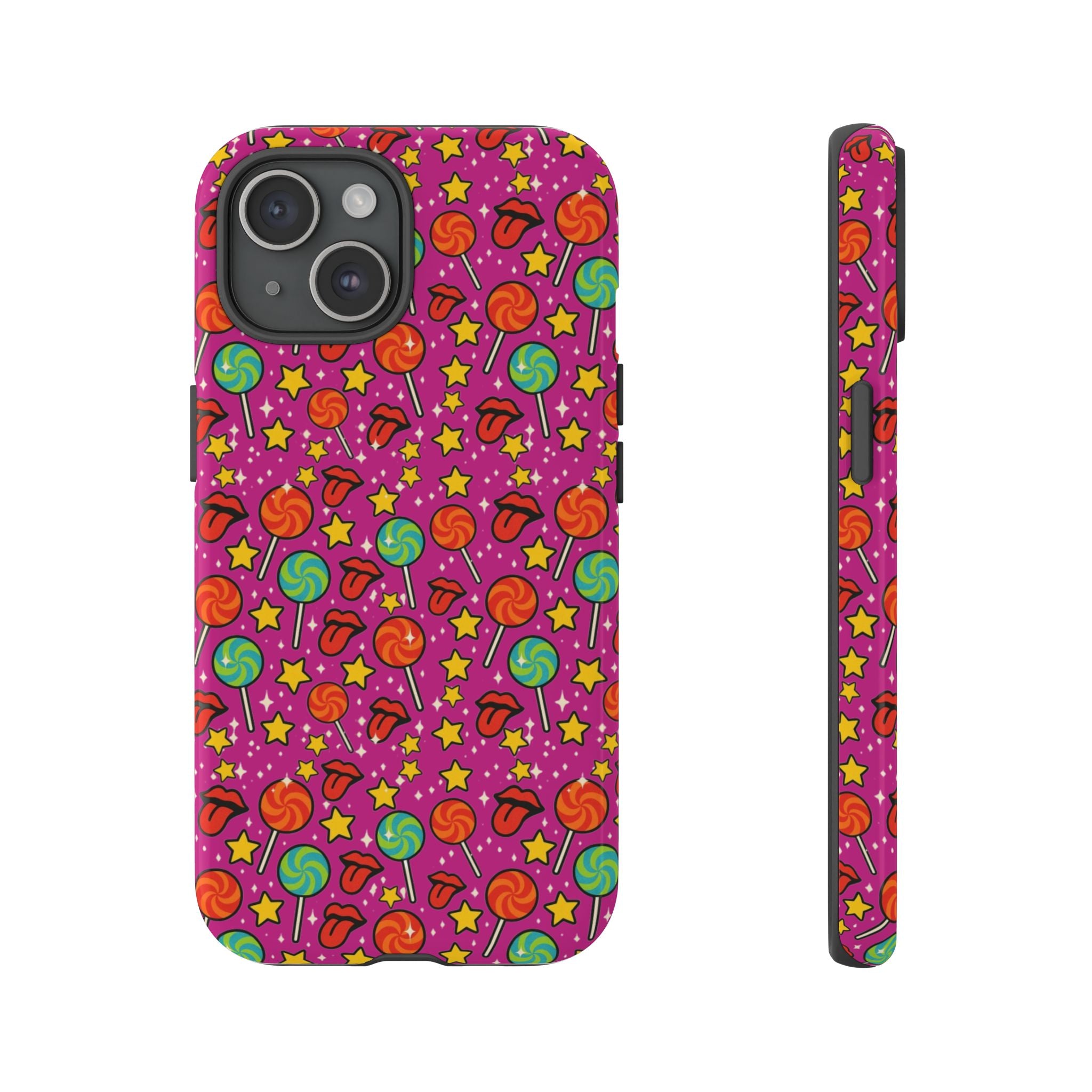 Lollipops & Lips Retro Phone Cases
