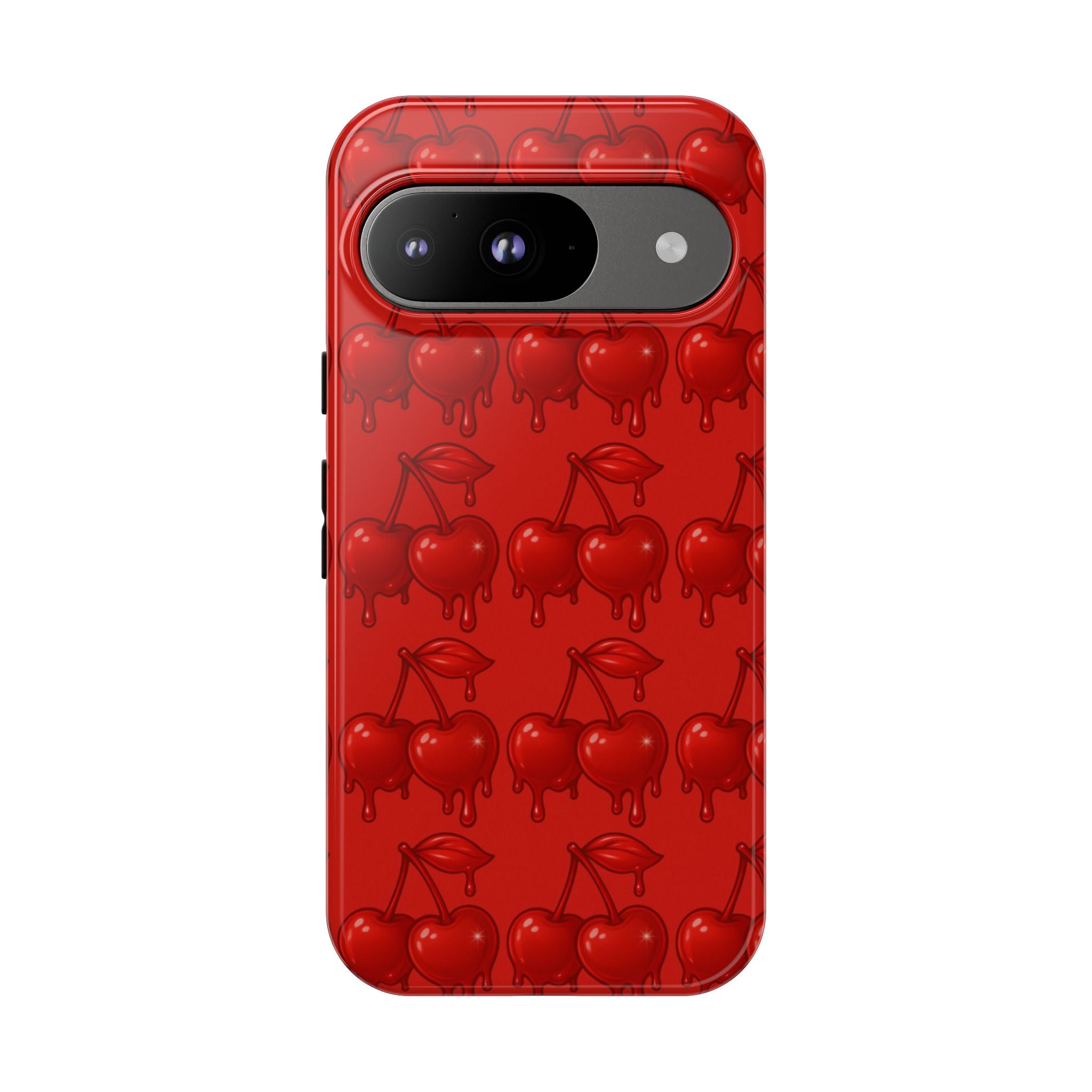 Red Dripping Cherry Phone Case