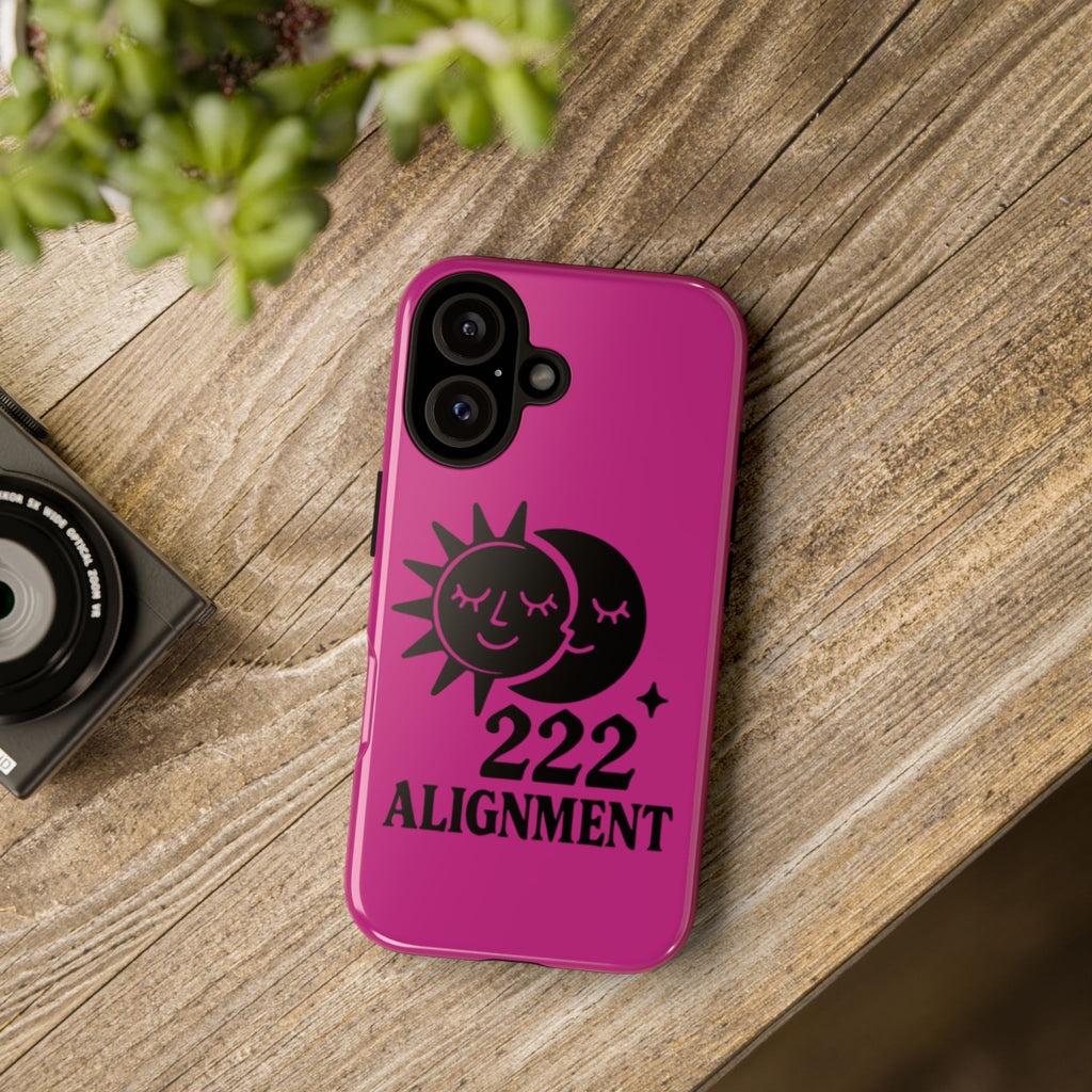 Black & Pink 222 Alignment Phone Case