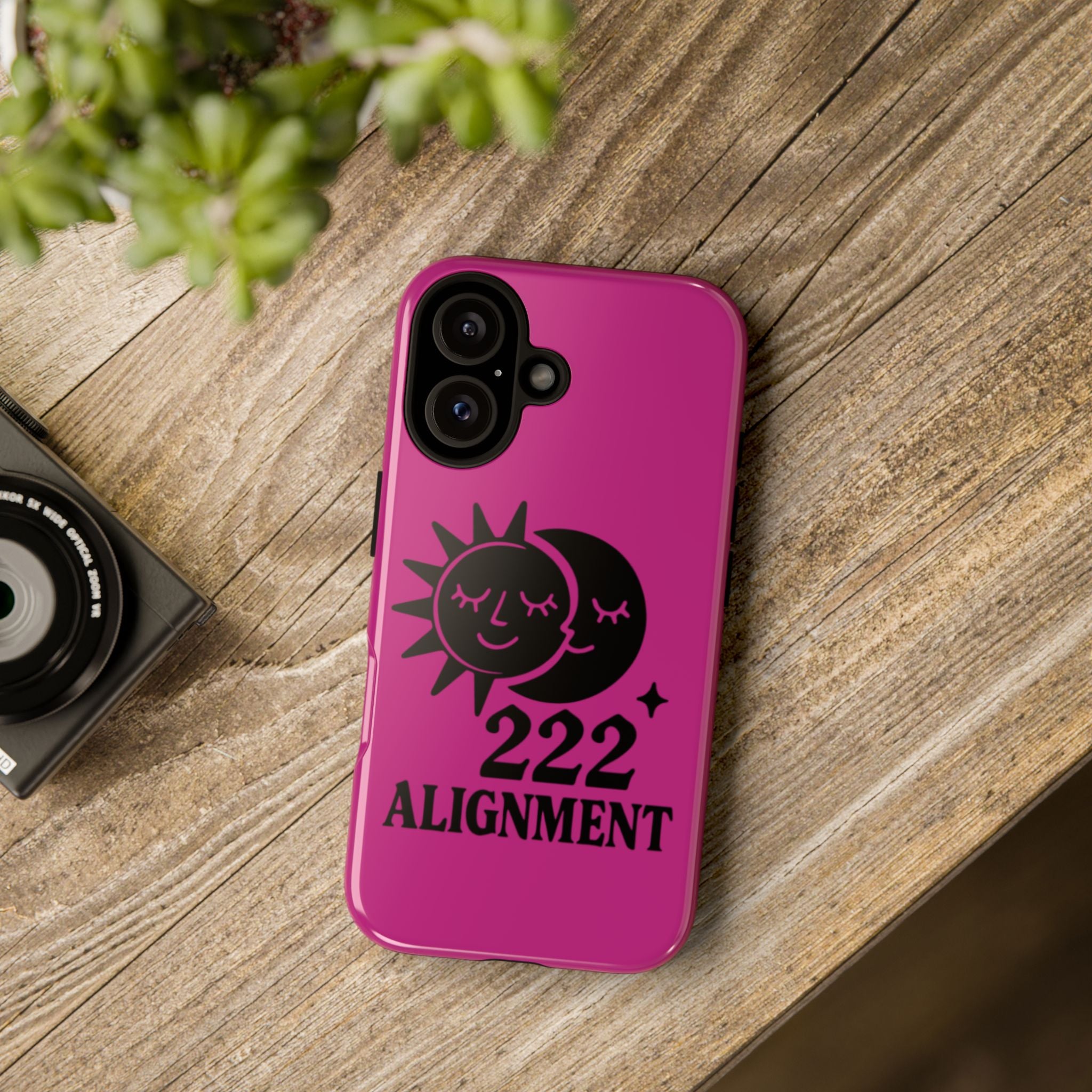 Black & Pink 222 Alignment Phone Case