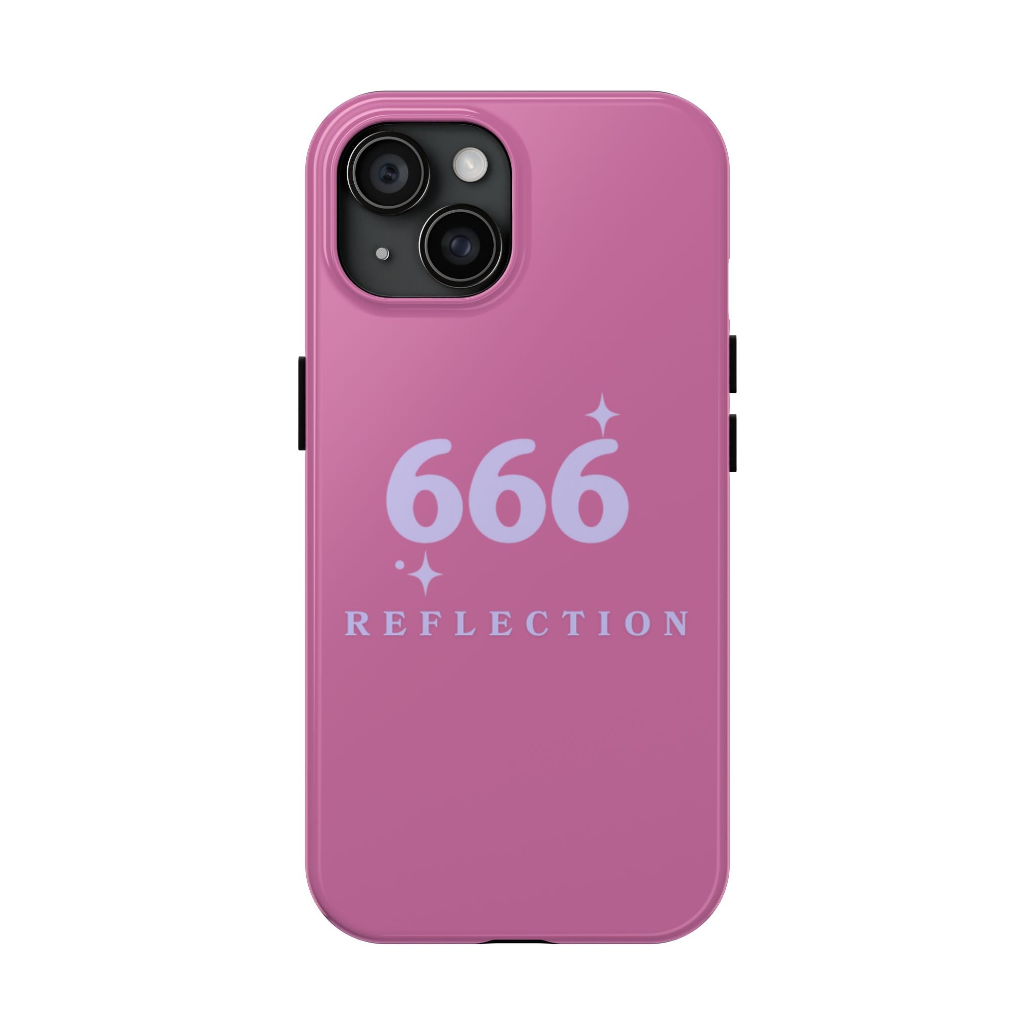 Pink & Purple 666 Reflection Phone Case