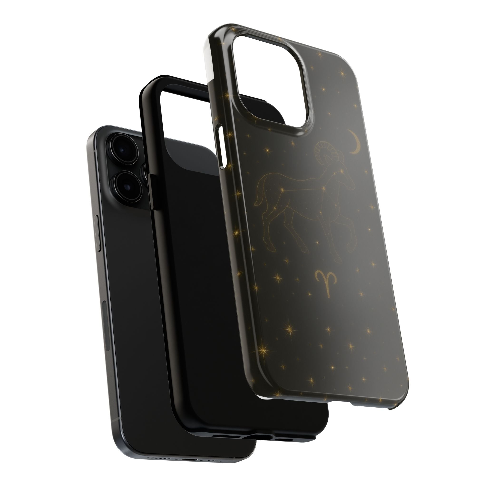 Aries Constellation Tough Phone Case — Zodiac Ram Star Map Design