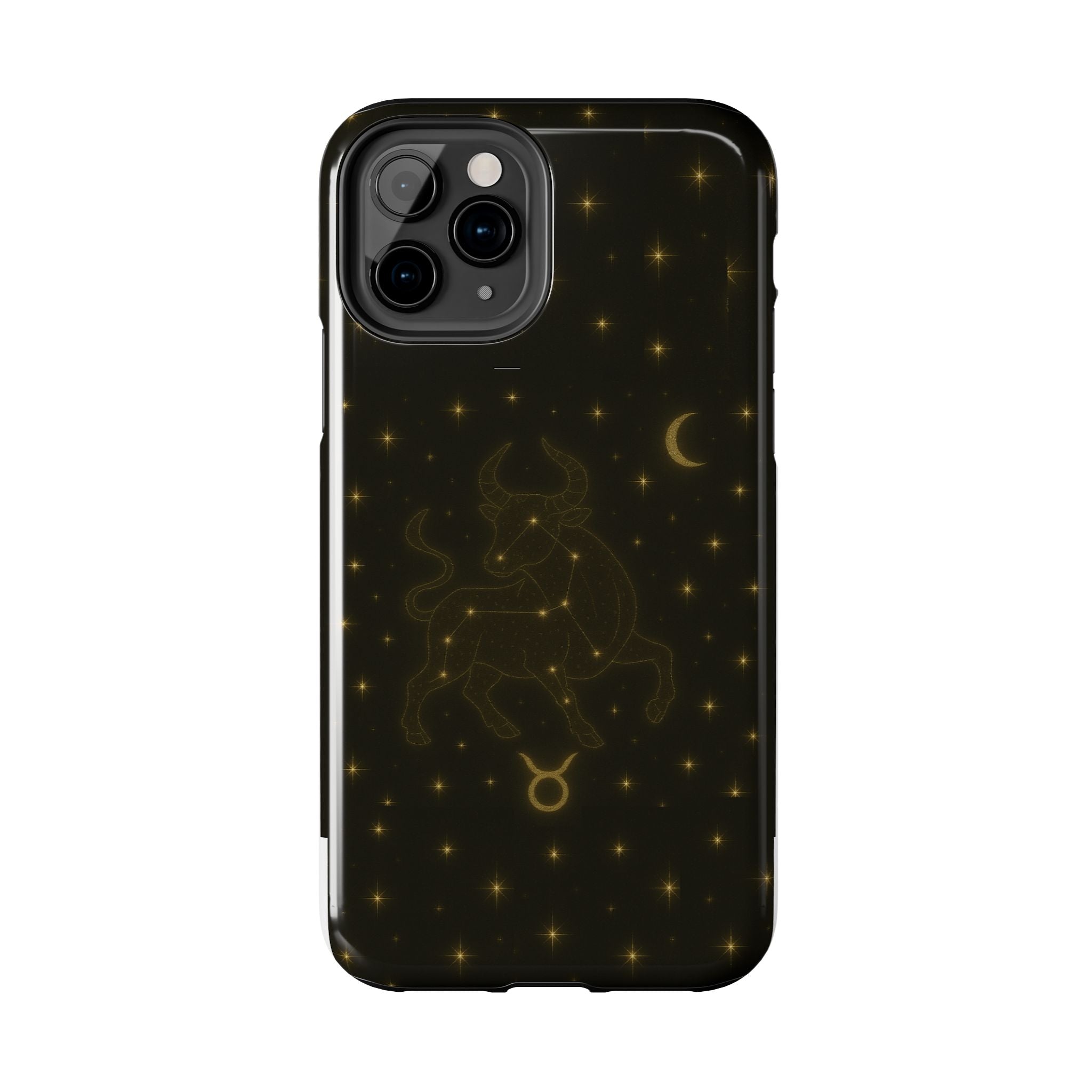 Taurus Constellation Tough Phone Case — Gold Zodiac Bull Phone Case