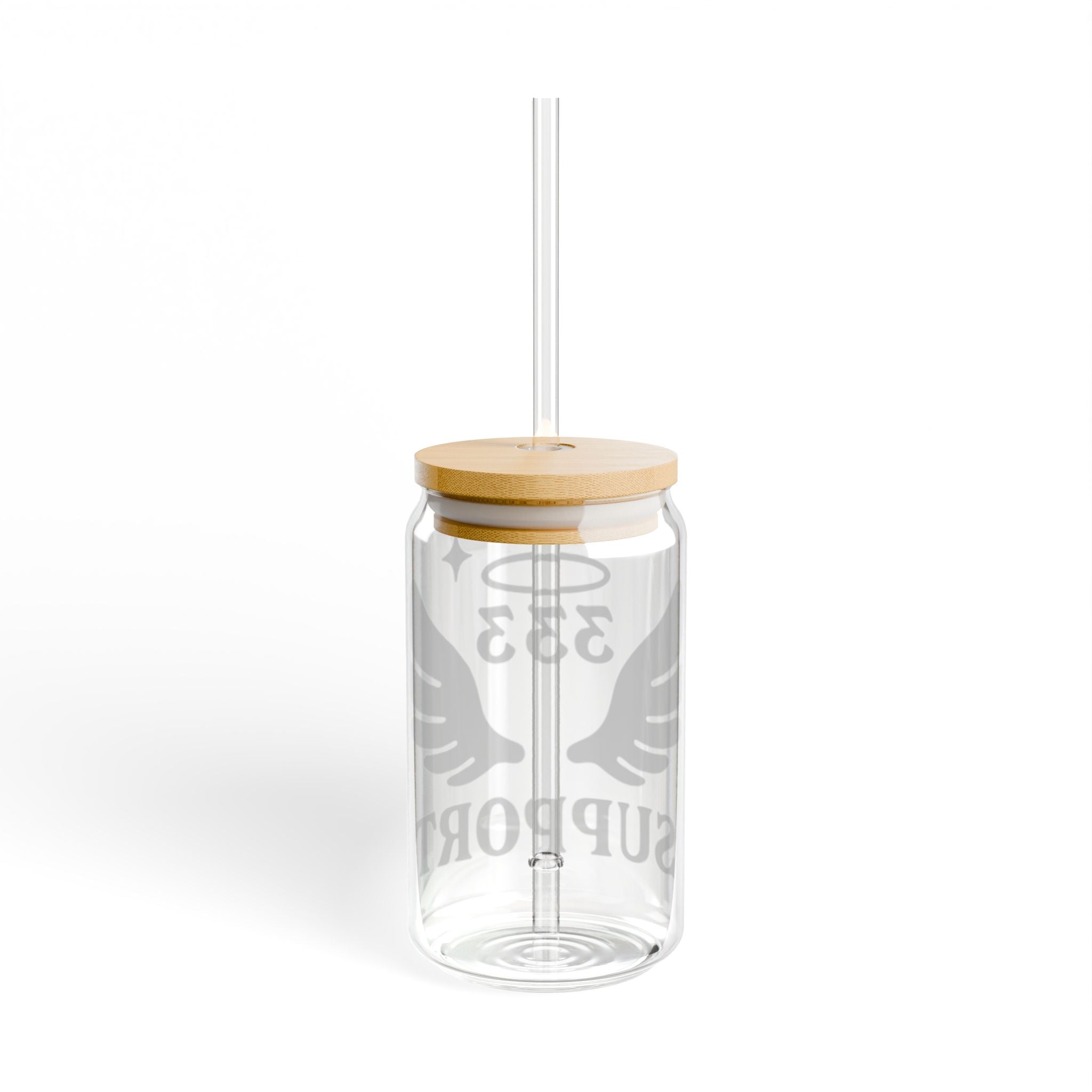 Black Sipper Glass Support 333