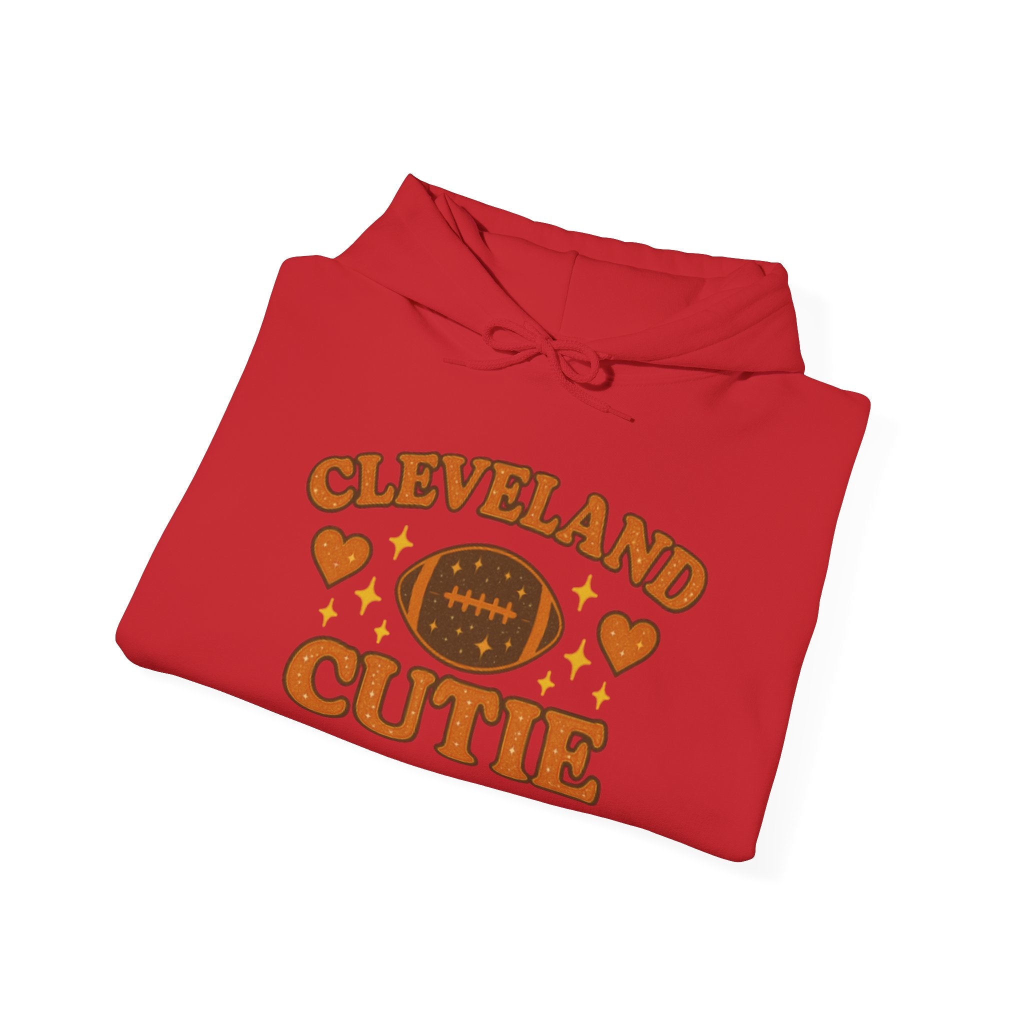 Cleveland Cutie Football Hoodie — Cute Retro Fan Pullover