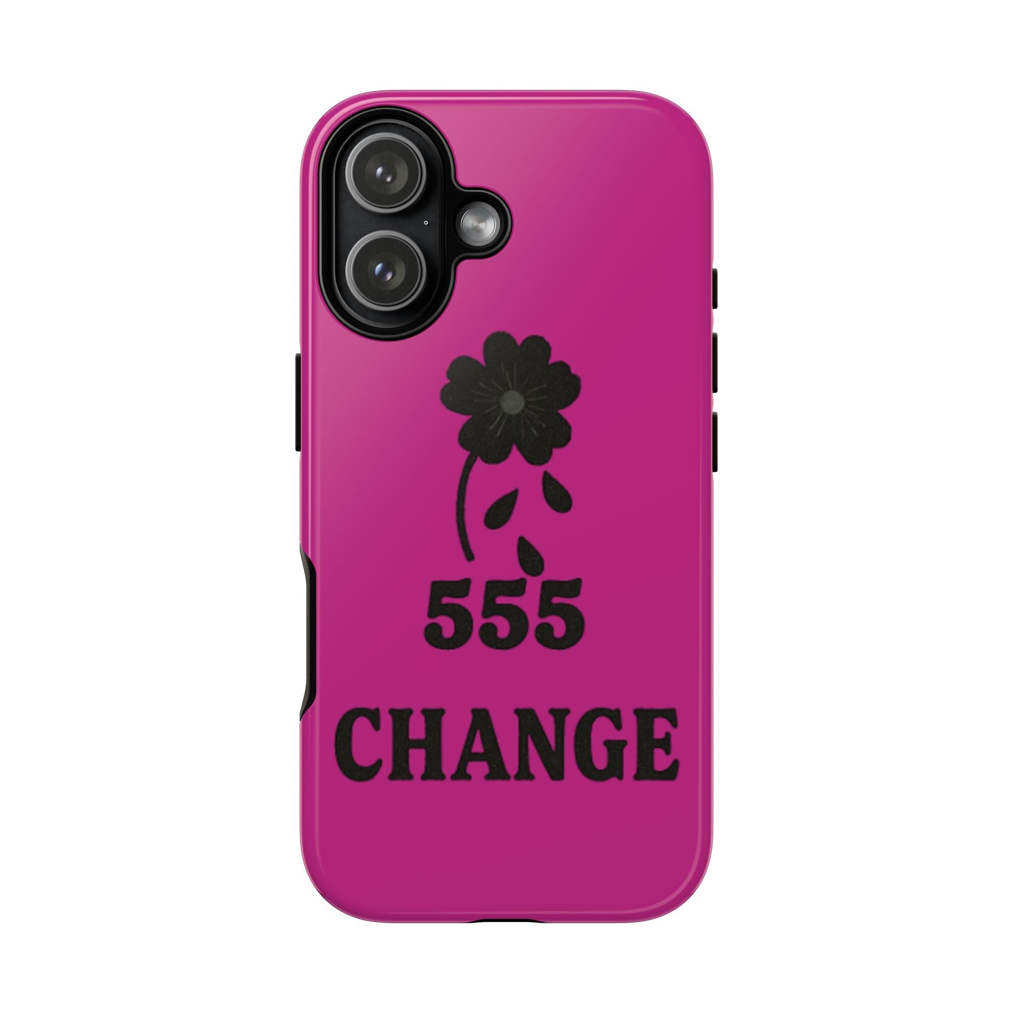 Black & Pink 555 Change Phone Case