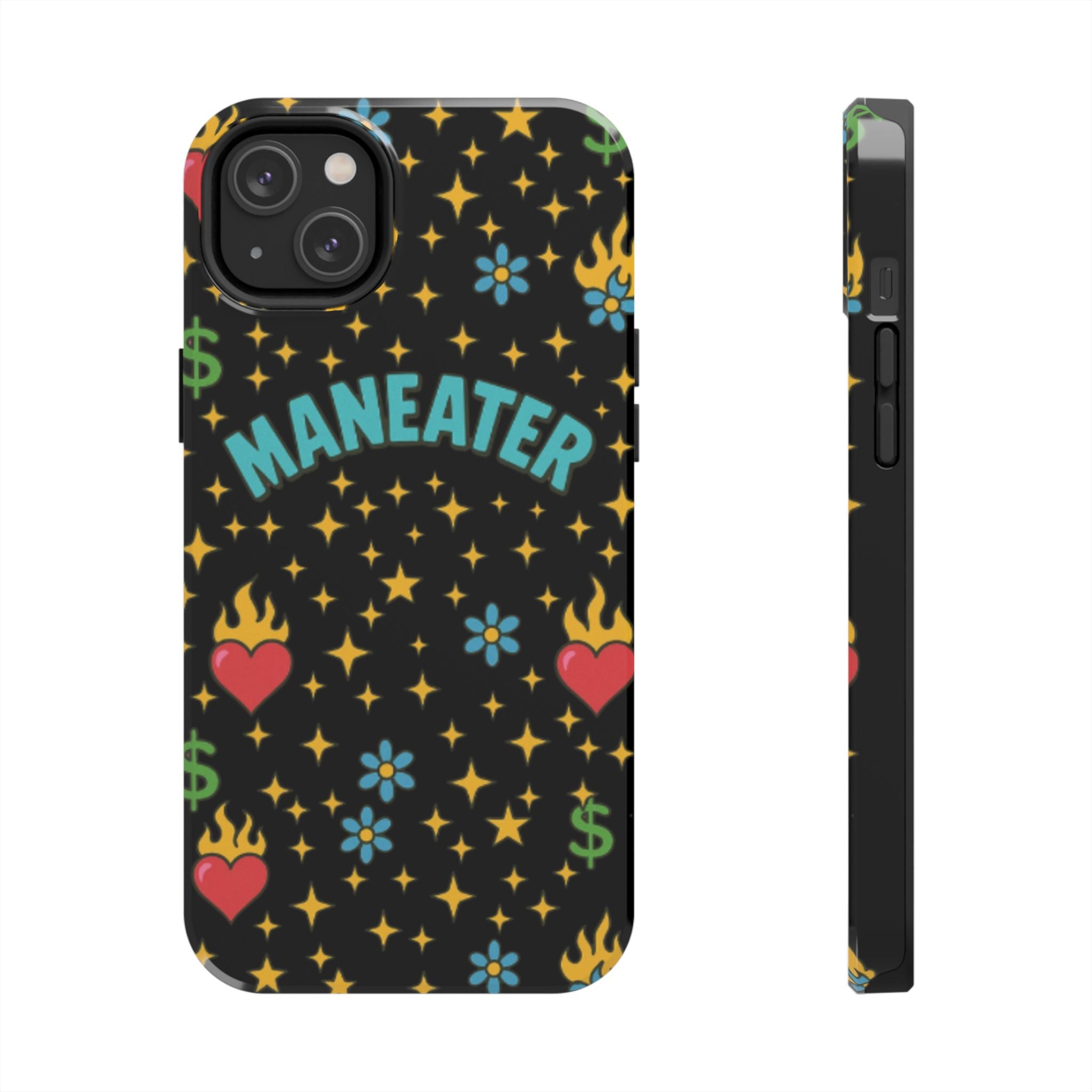 Maneater Flaming Heart Phone Case