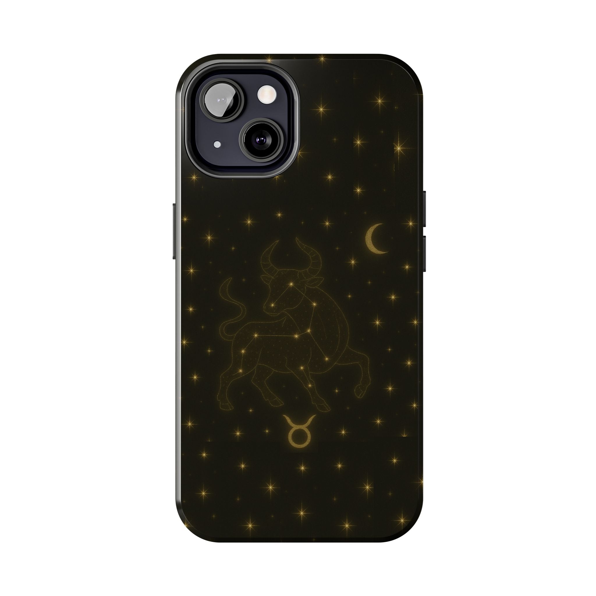 Taurus Constellation Tough Phone Case — Gold Zodiac Bull Phone Case
