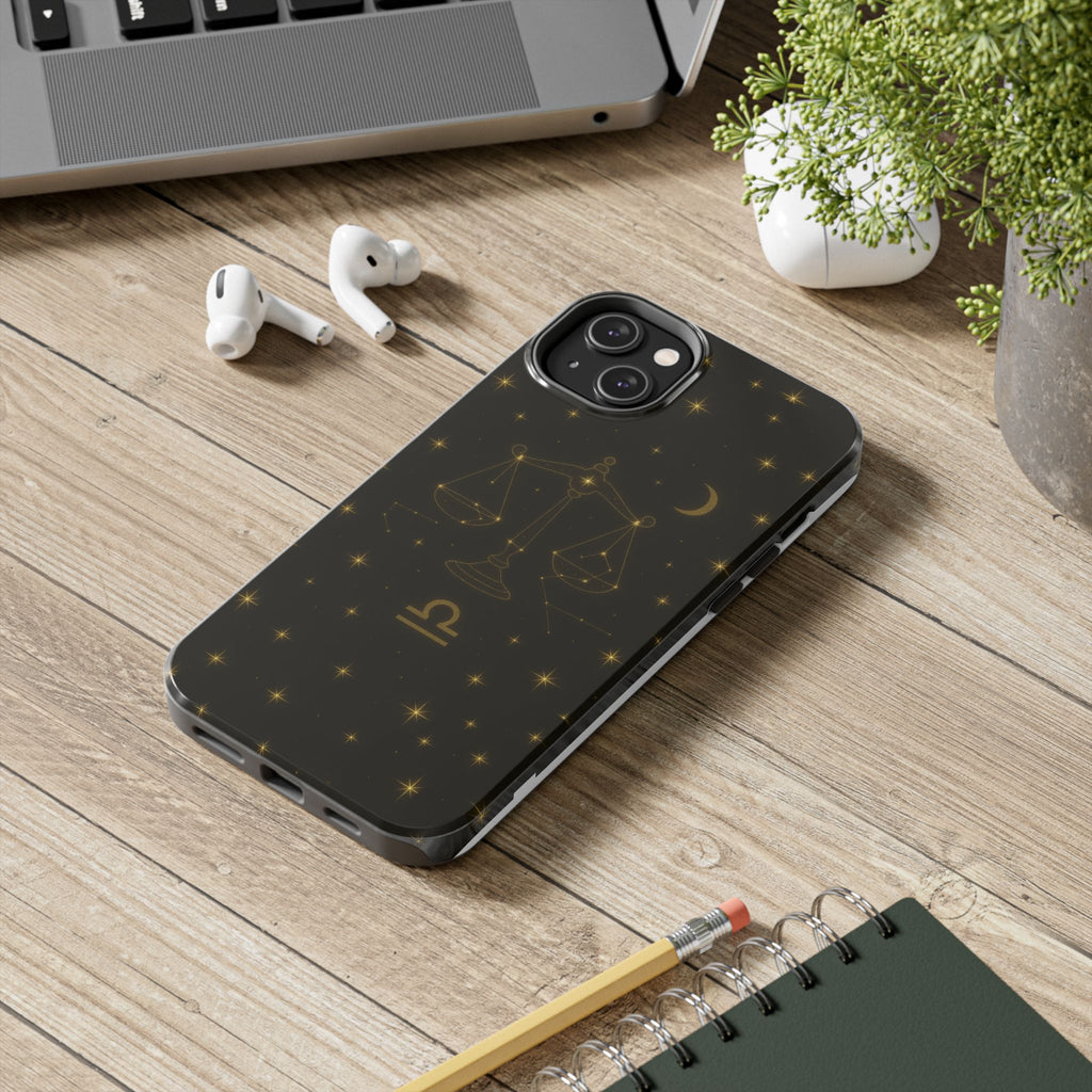 Libra Zodiac Tough Phone Case — Golden Scales