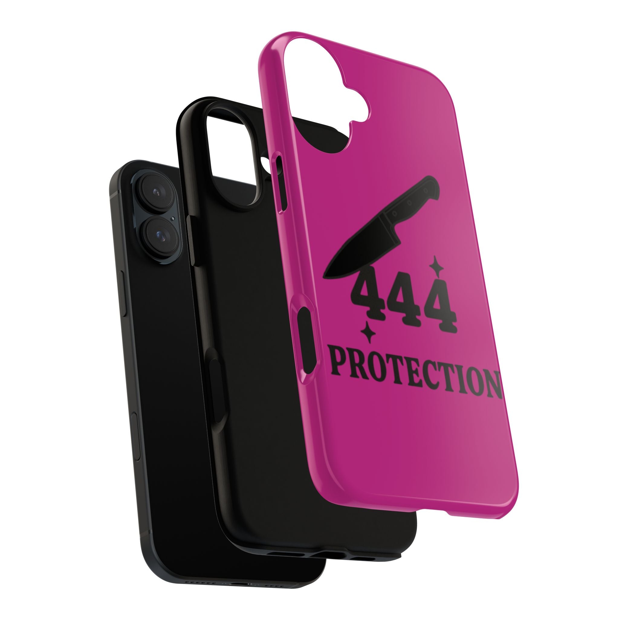 Black & Pink 444 Protection Phone Case