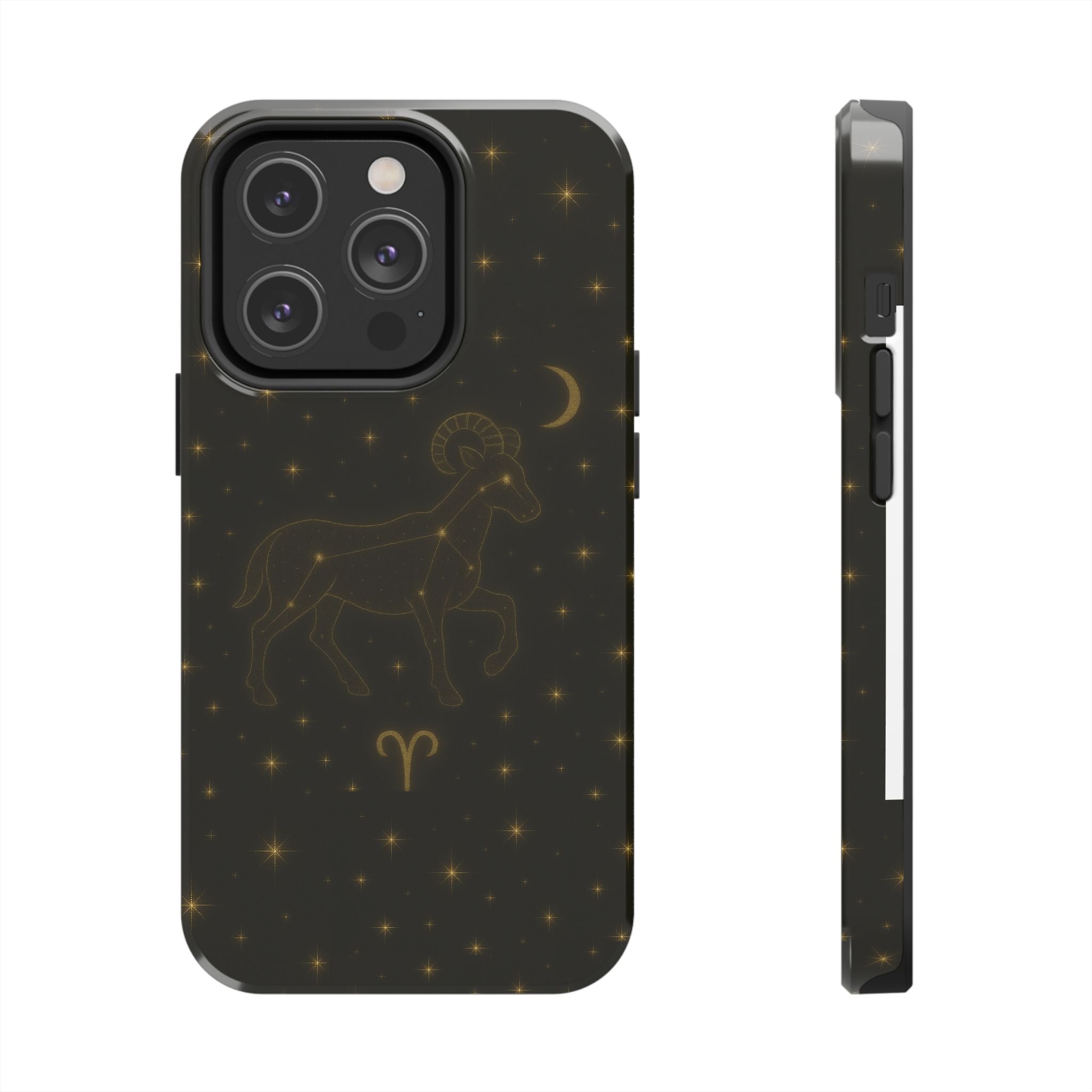 Aries Constellation Tough Phone Case — Zodiac Ram Star Map Design