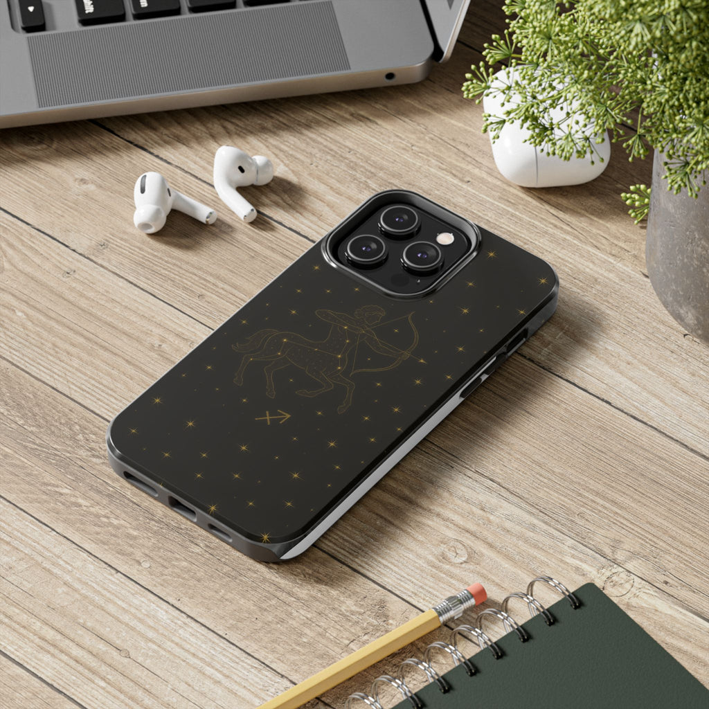 Sagittarius Constellation Tough Phone Case — Zodiac Archer Protective Cover