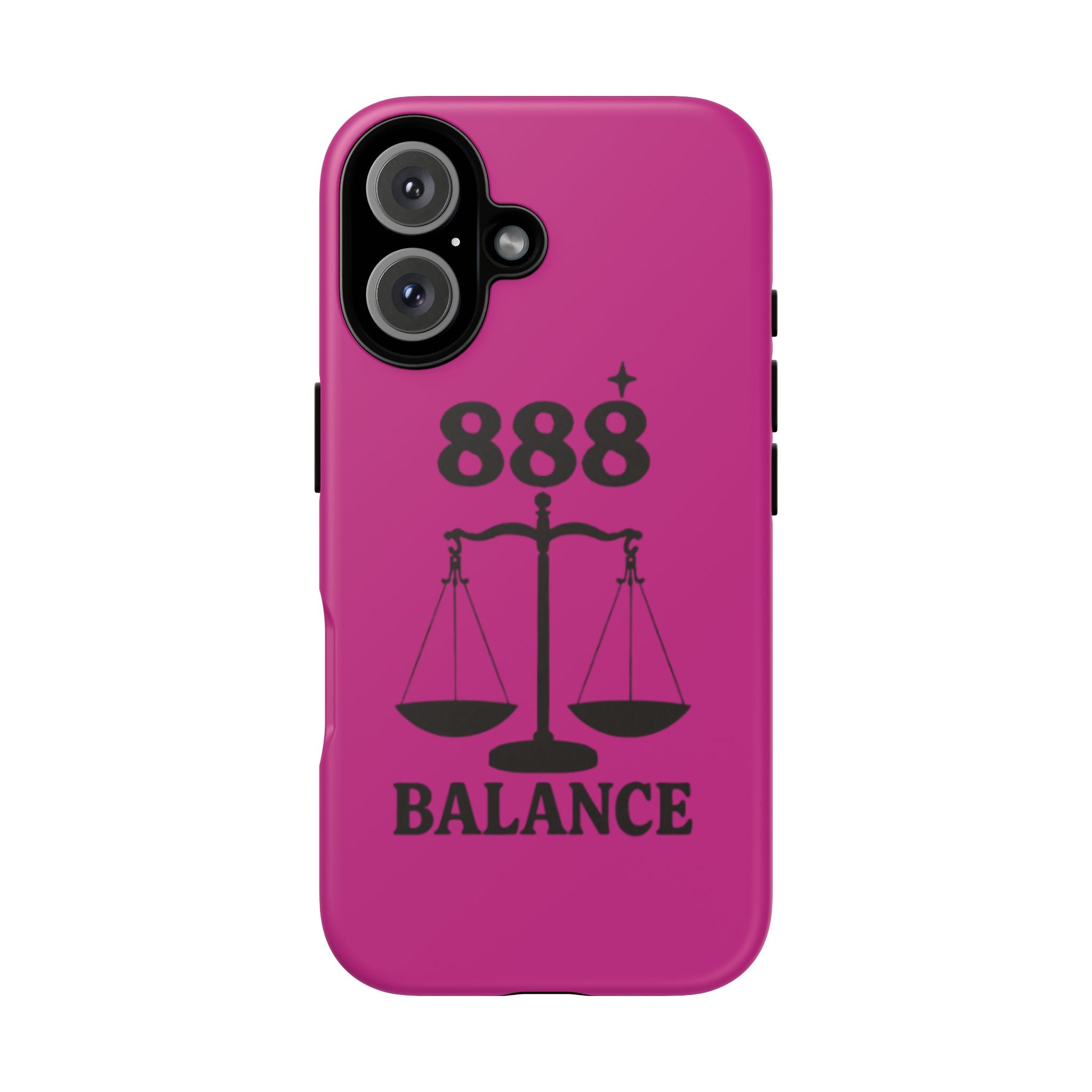 Black & Pink 888 Balance Phone Case
