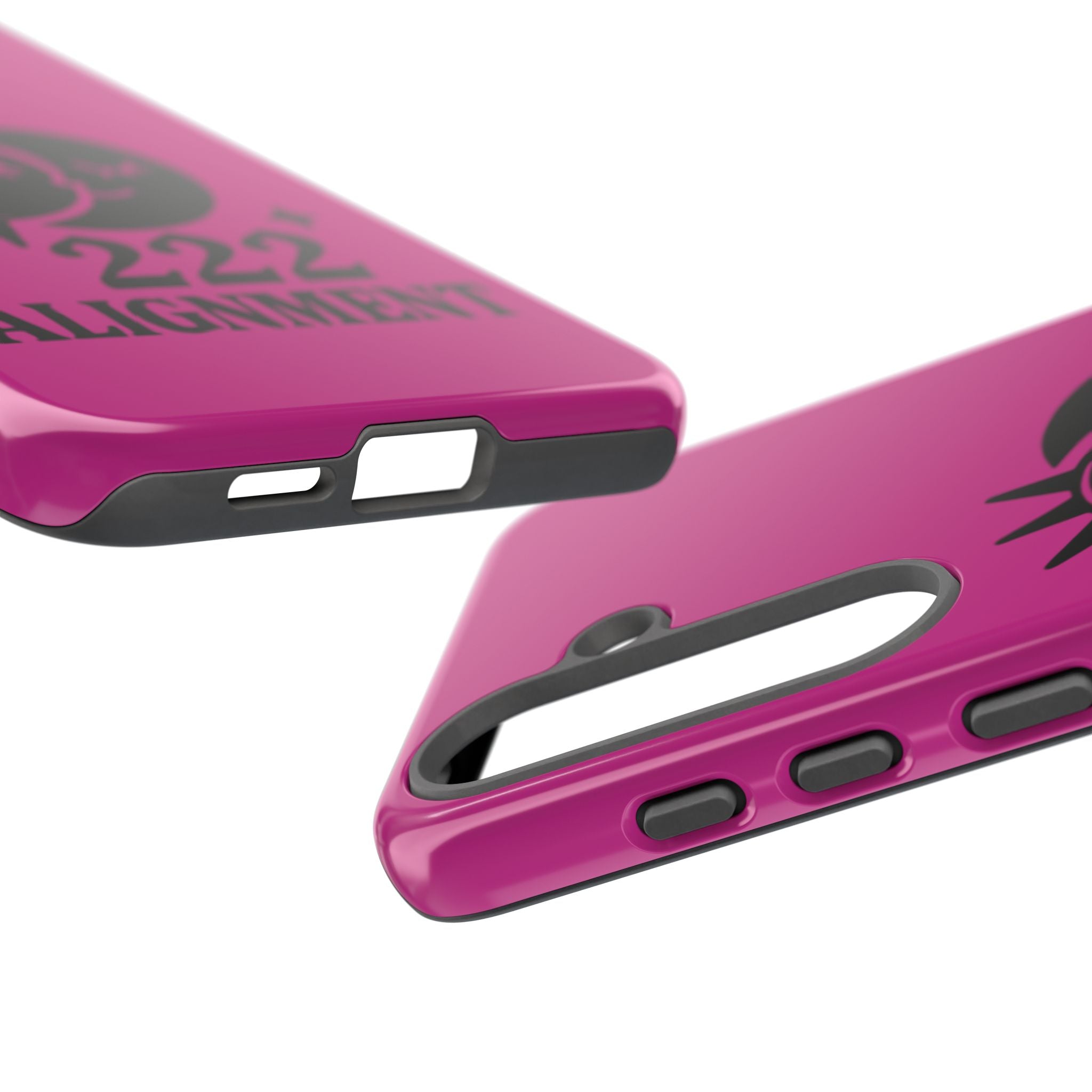 Black & Pink 222 Alignment Phone Case
