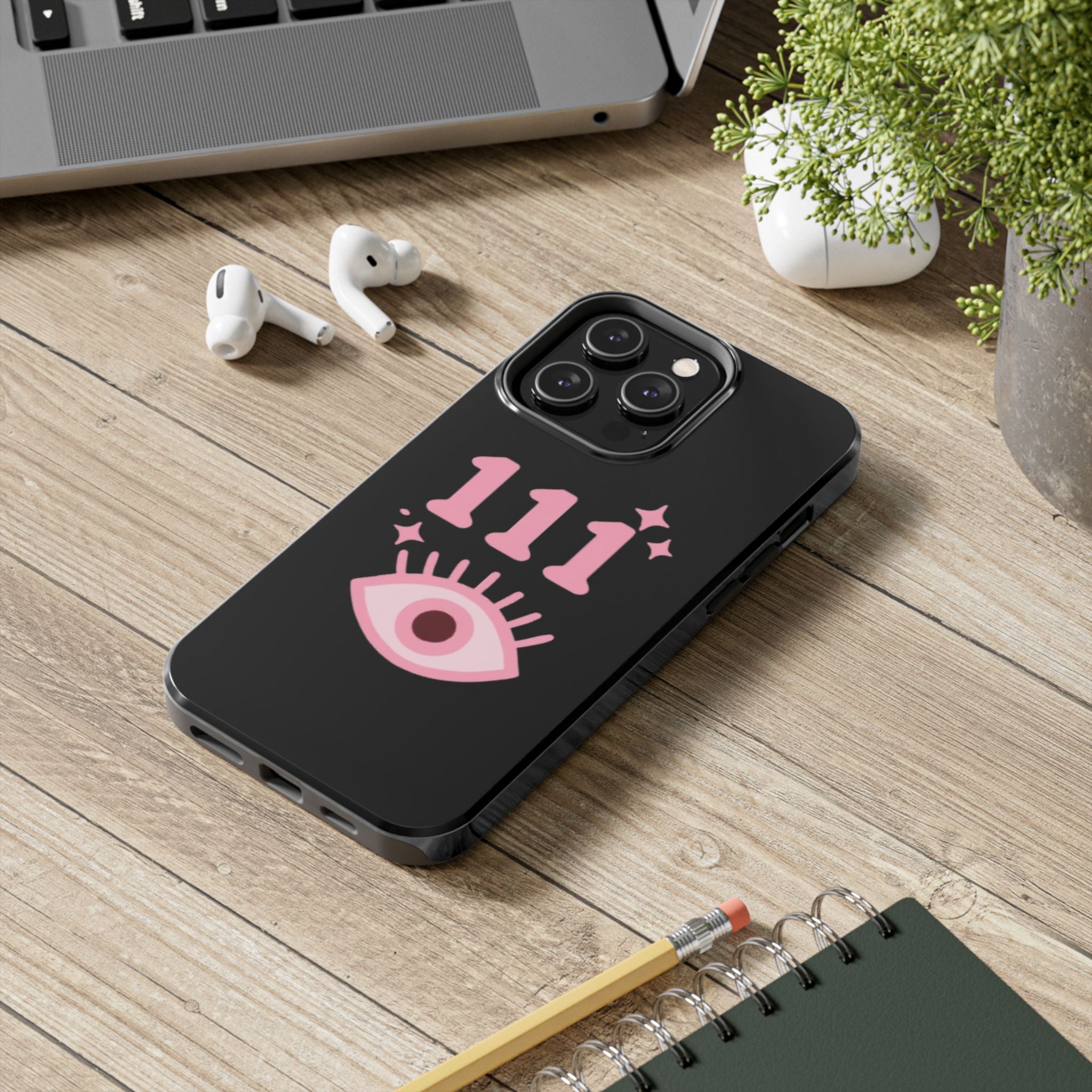Black & Pink 111 Phone Case