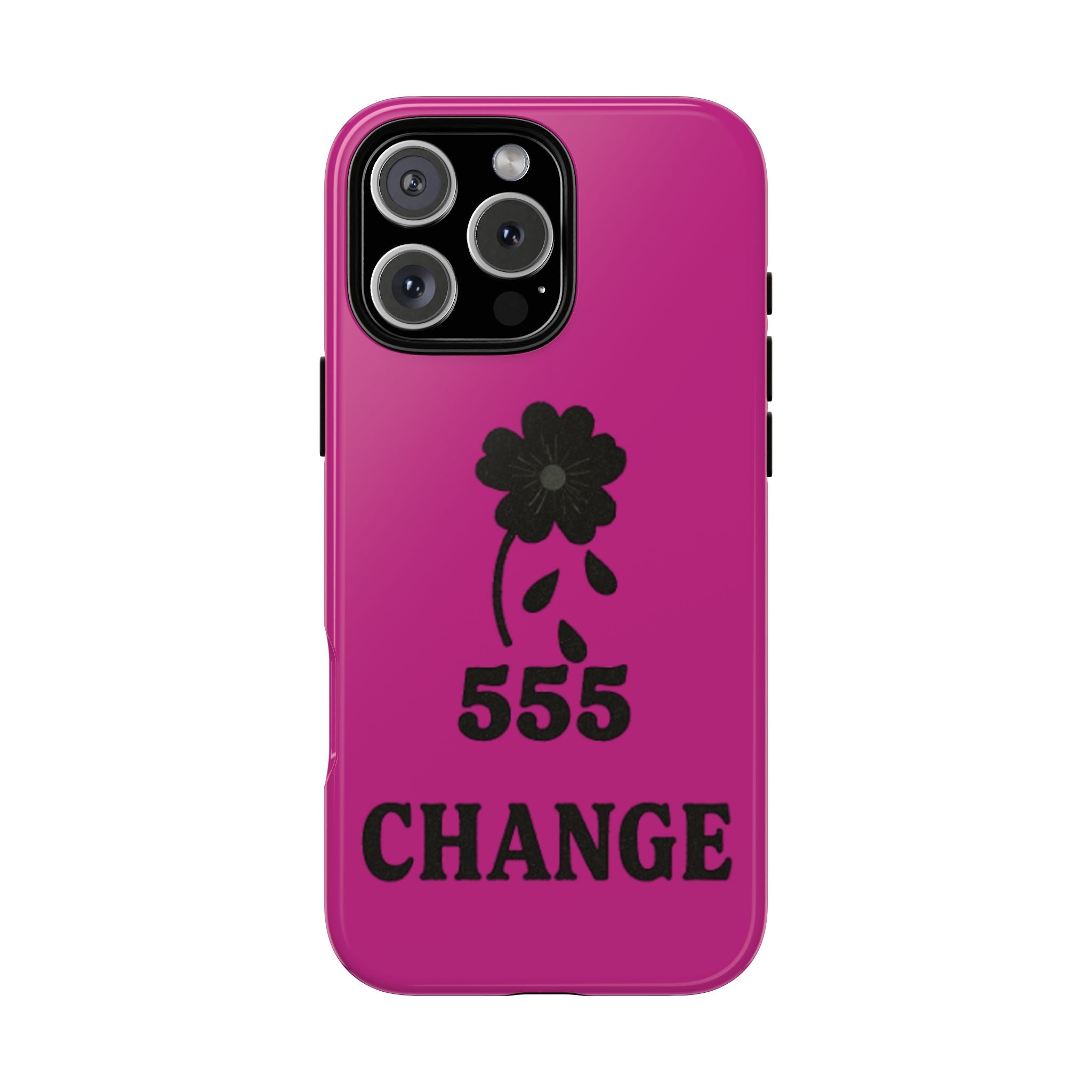 Black & Pink 555 Change Phone Case