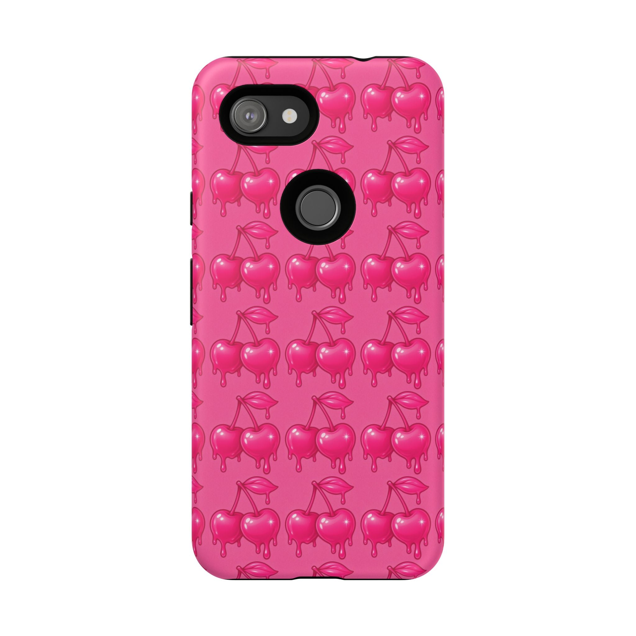 Pink Dripping Cherry Tough Phone Case