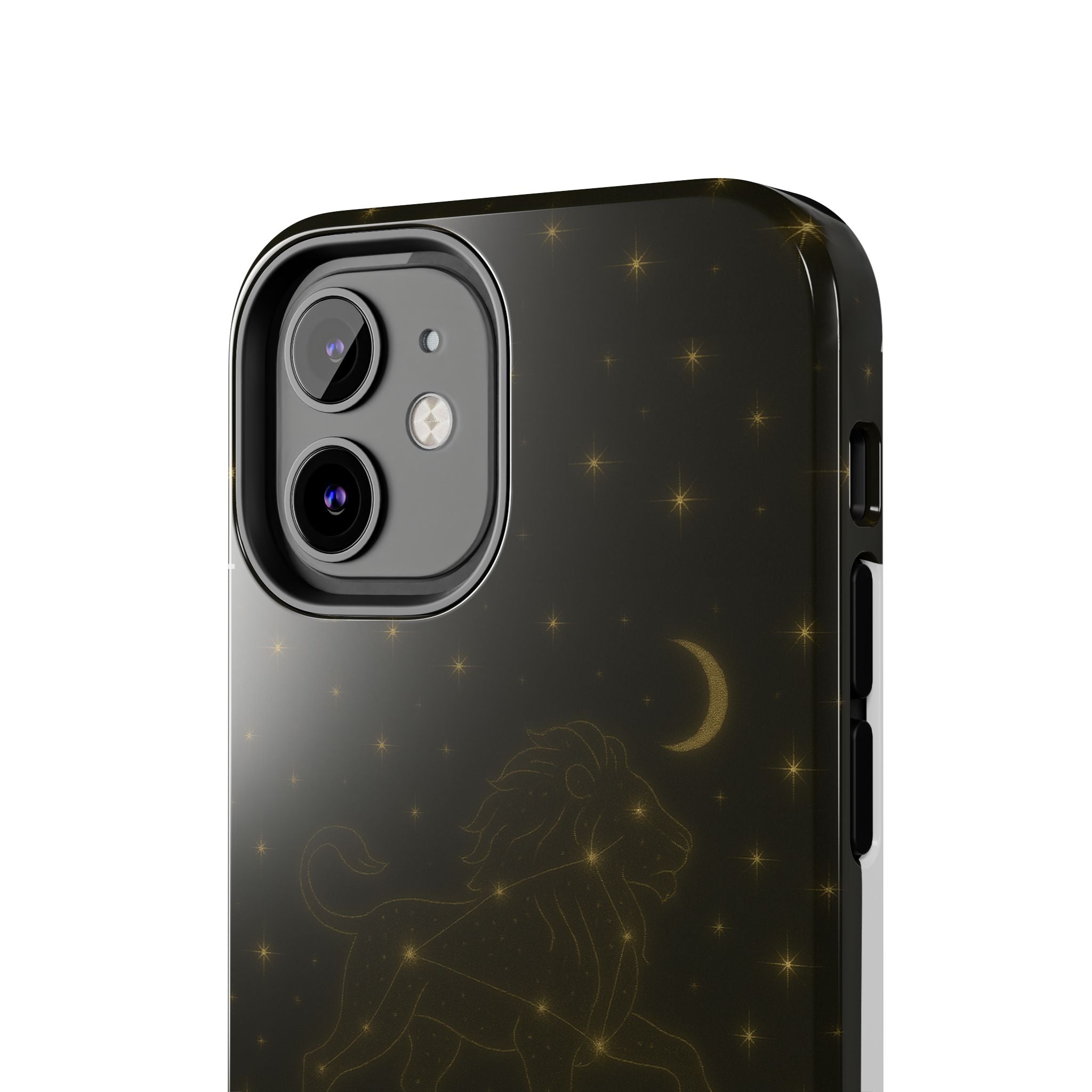 Leo Constellation Tough Phone Case — Zodiac Lion Design with Moon & Stars
