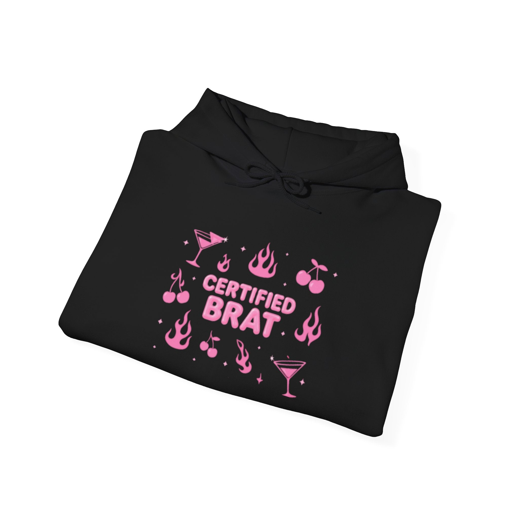 Certified Brat Pink Graphic Hoodie