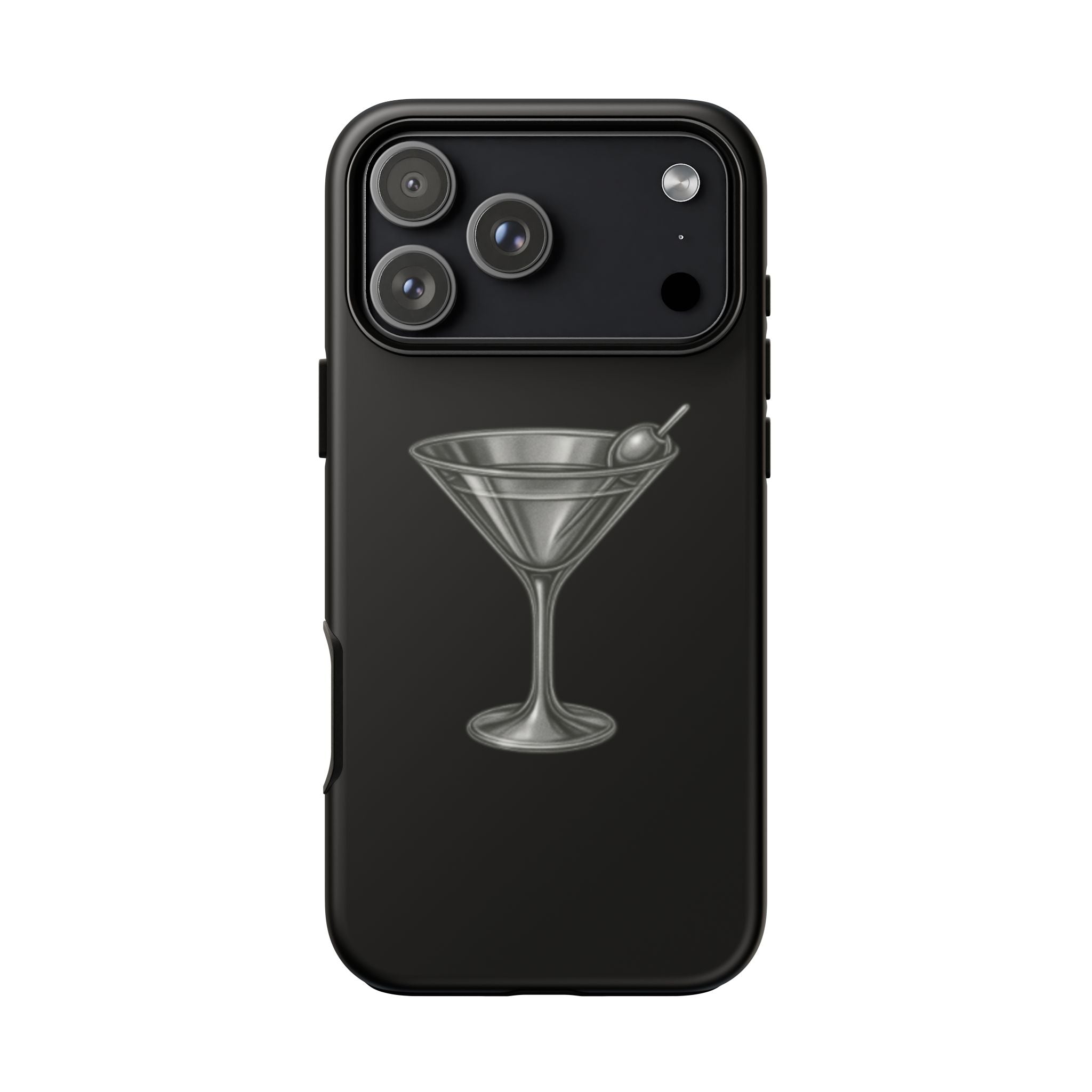 Silver Martini Tough Case Black
