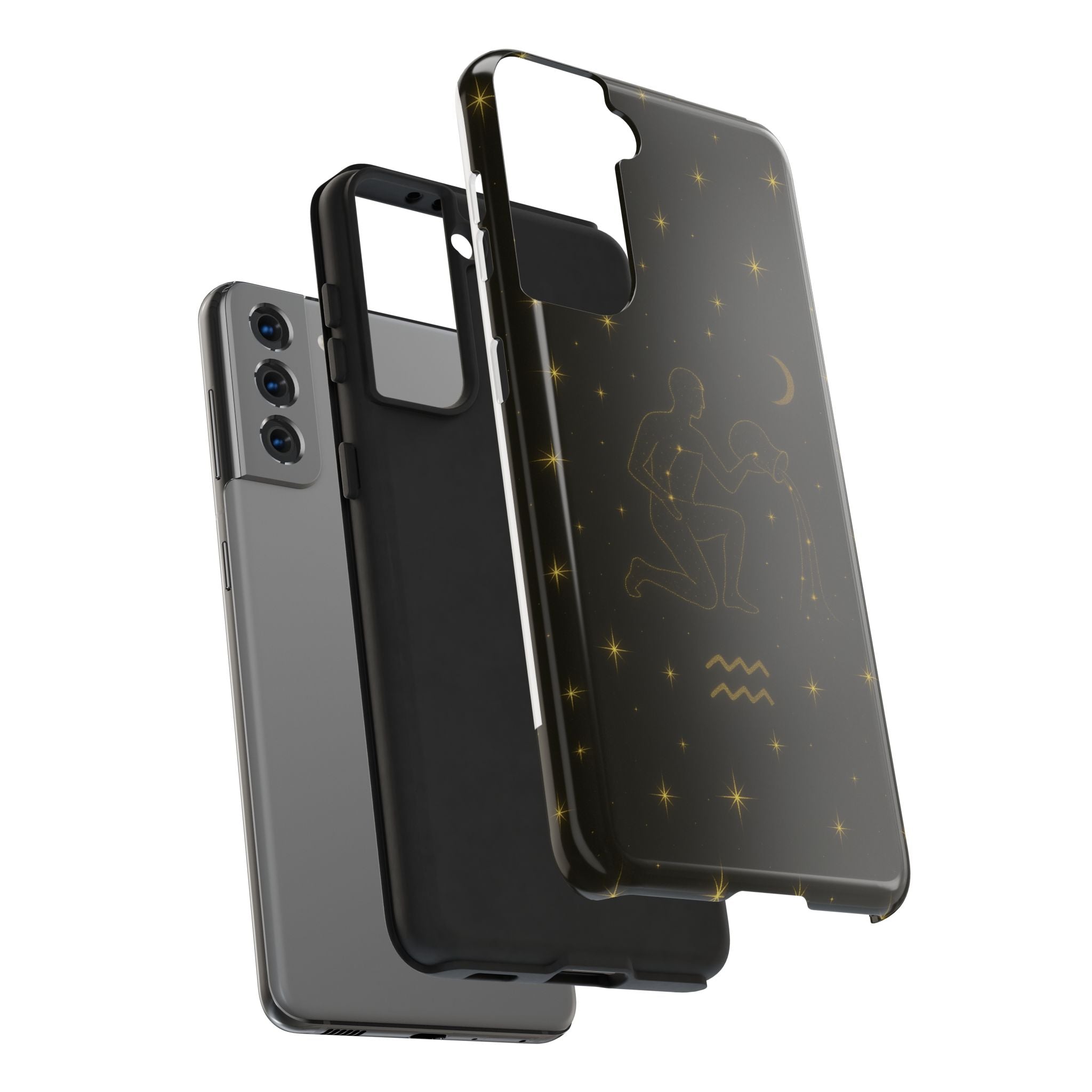 Aquarius Constellation Tough Phone Case — Zodiac Water-Bearer Astrology Design