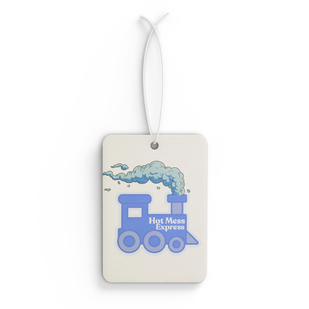 Blue Hot Mess Express Car Air Freshener