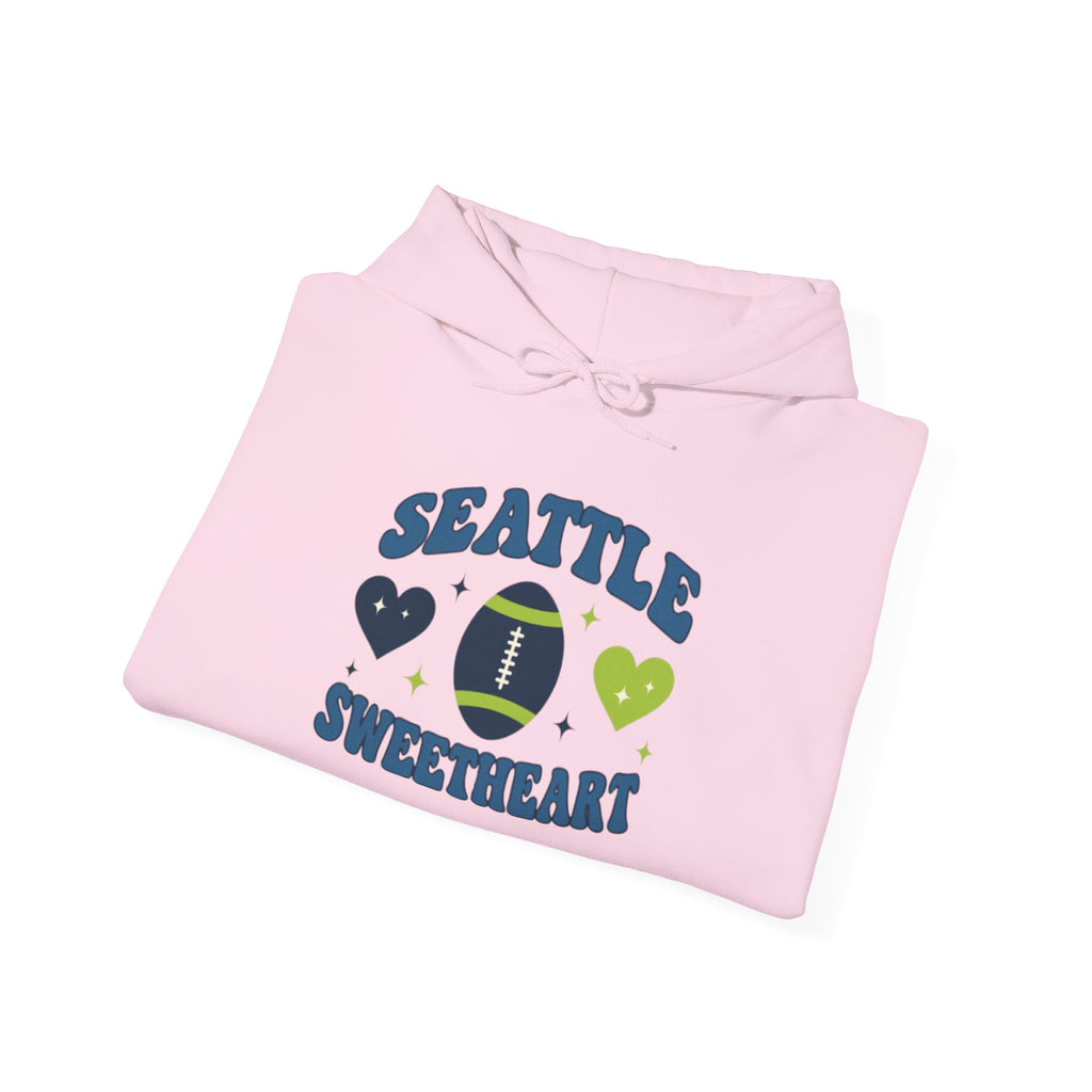 Seattle Sweetheart Football Hoodie — Fan Pullover