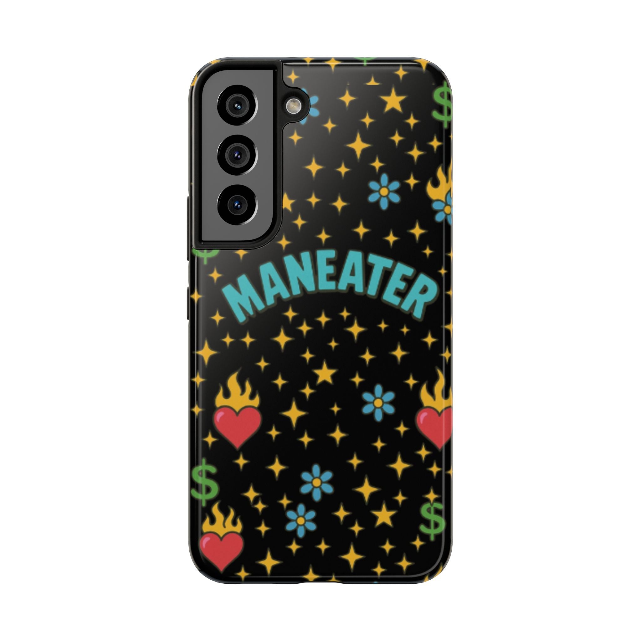 Maneater Flaming Heart Phone Case