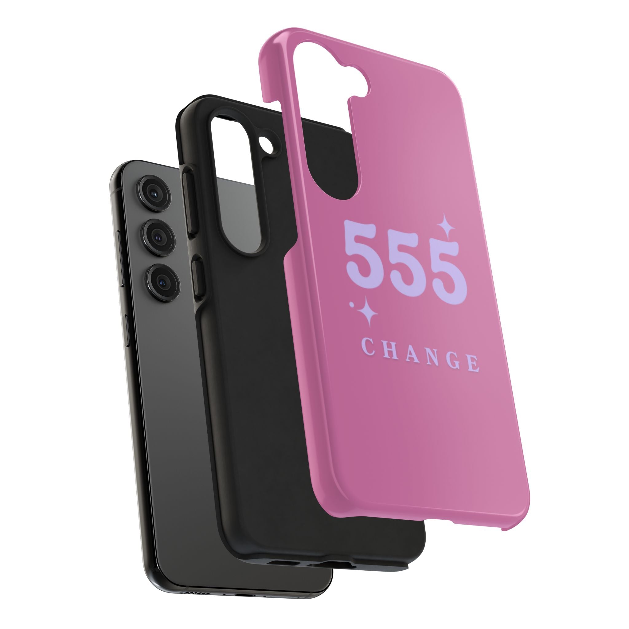 Pink & Purple 555 Change Phone Case