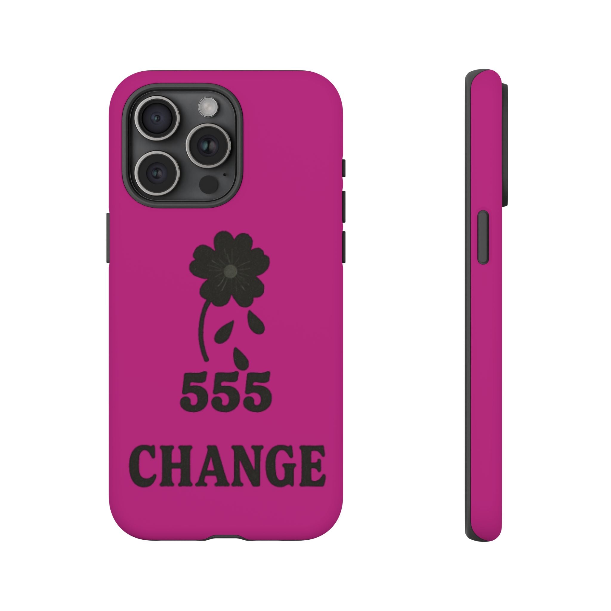 Black & Pink 555 Change Phone Case