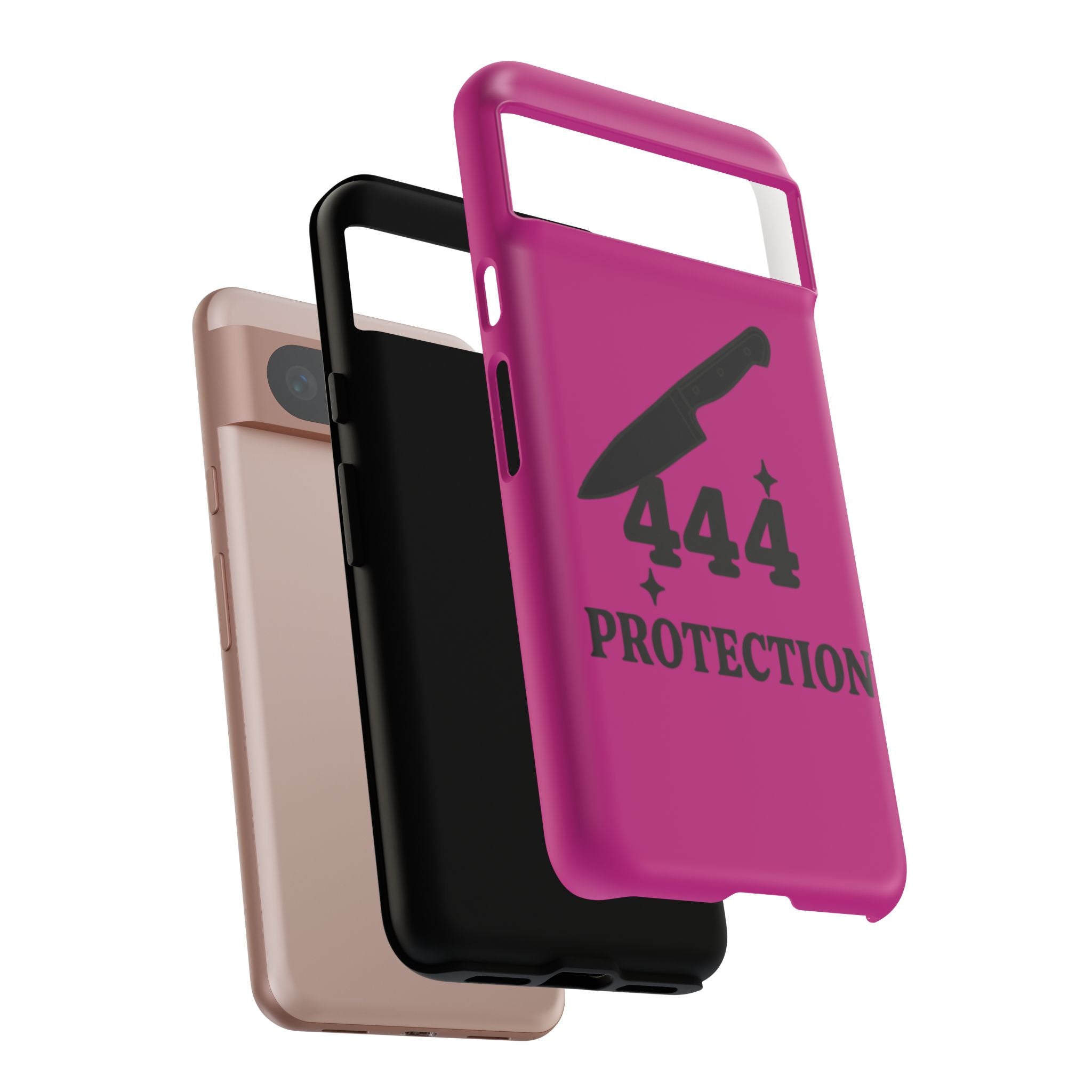 Black & Pink 444 Protection Phone Case