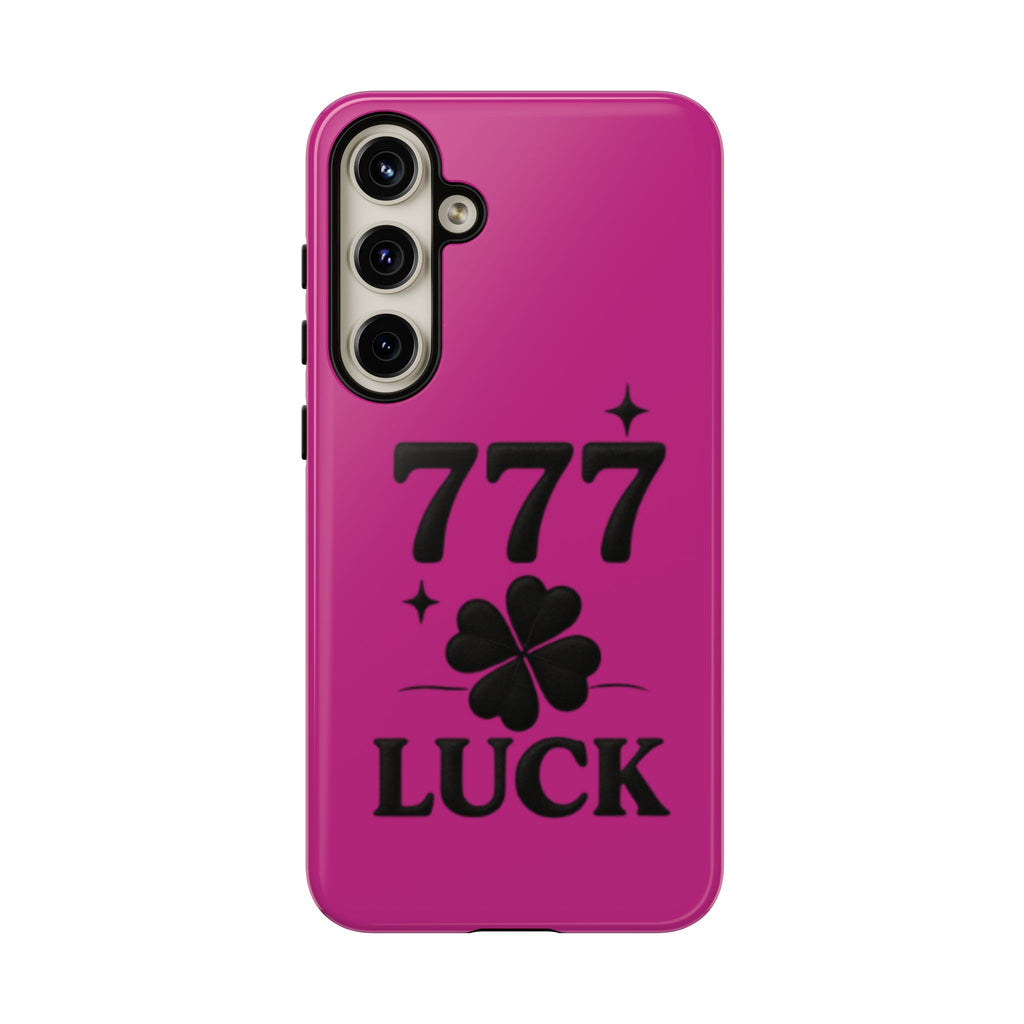 Black & Pink 777 Luck Phone Case