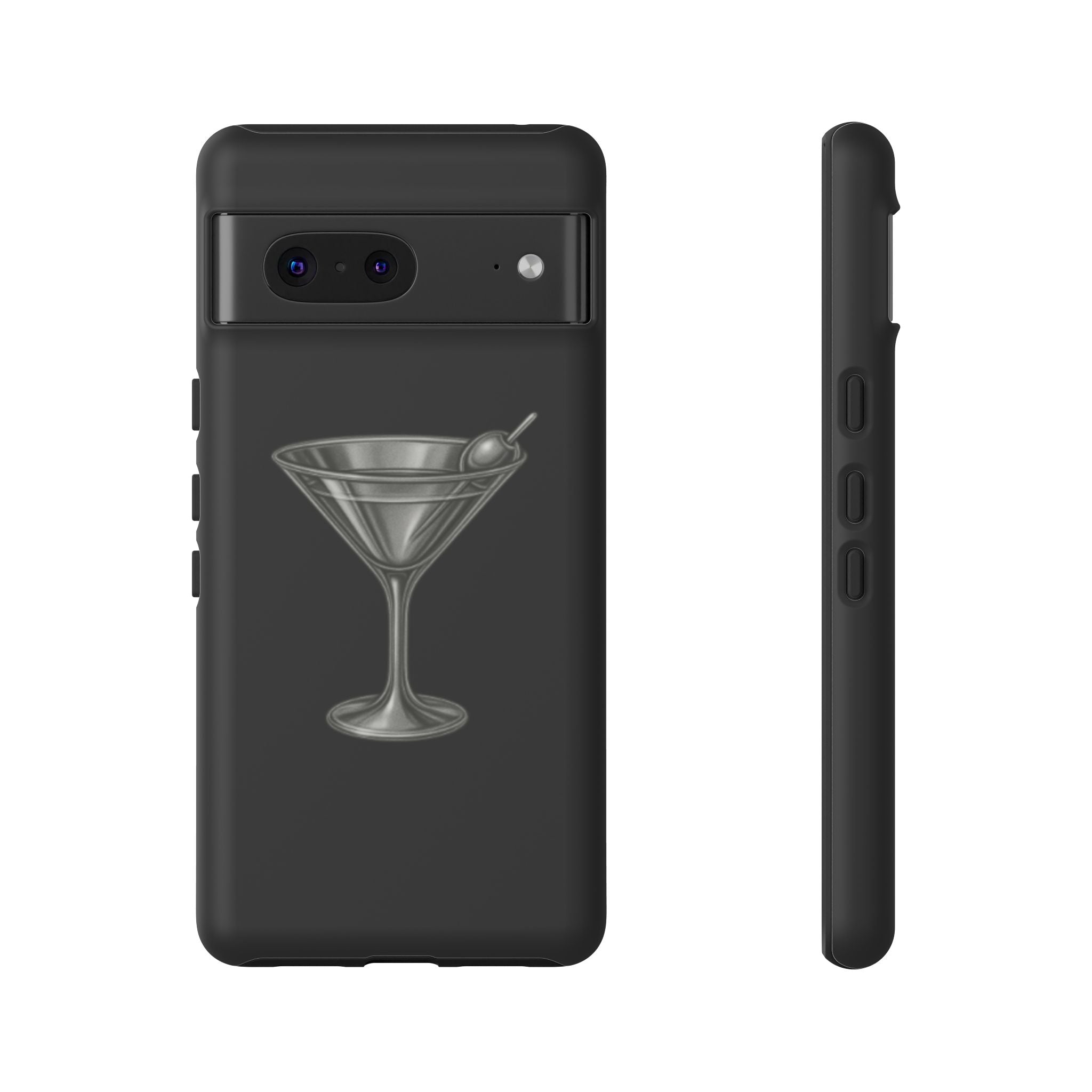 Silver Martini Tough Case Black