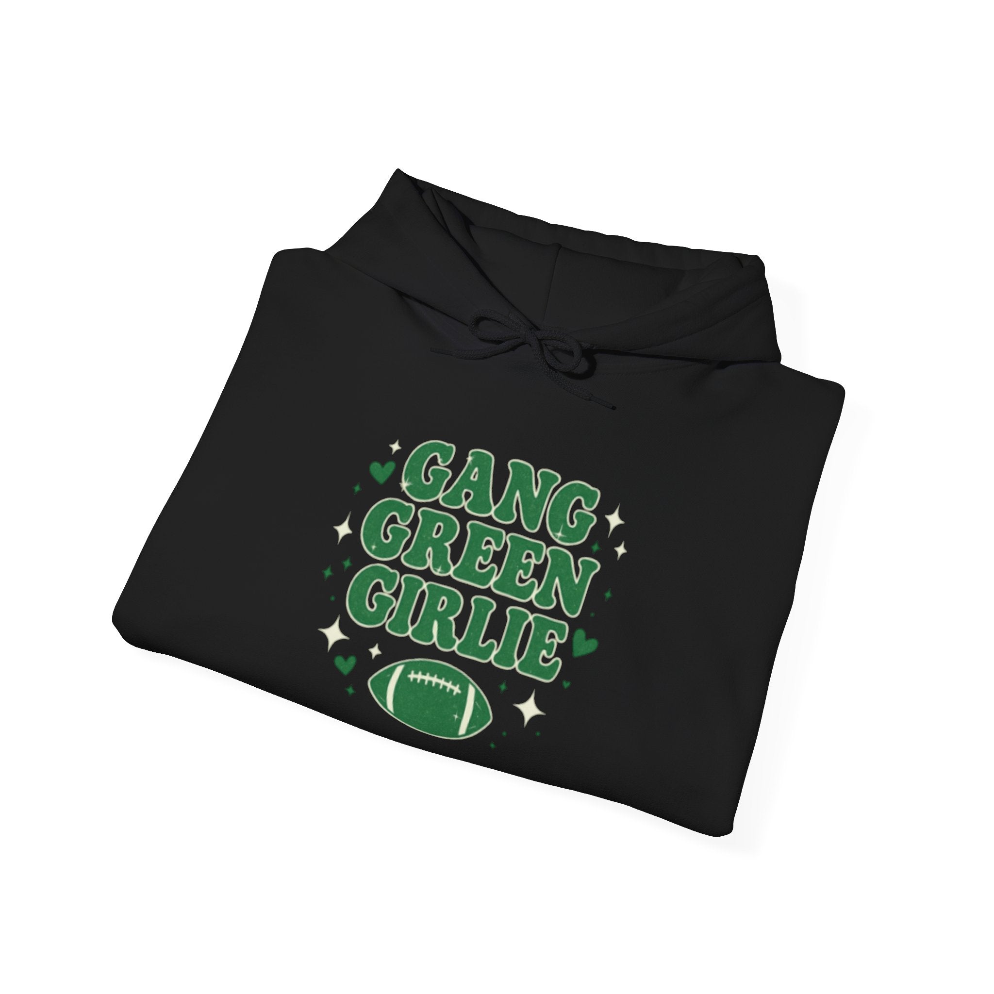 Gang Green Girlie Football Hoodie — Women's Football Fan Pullover