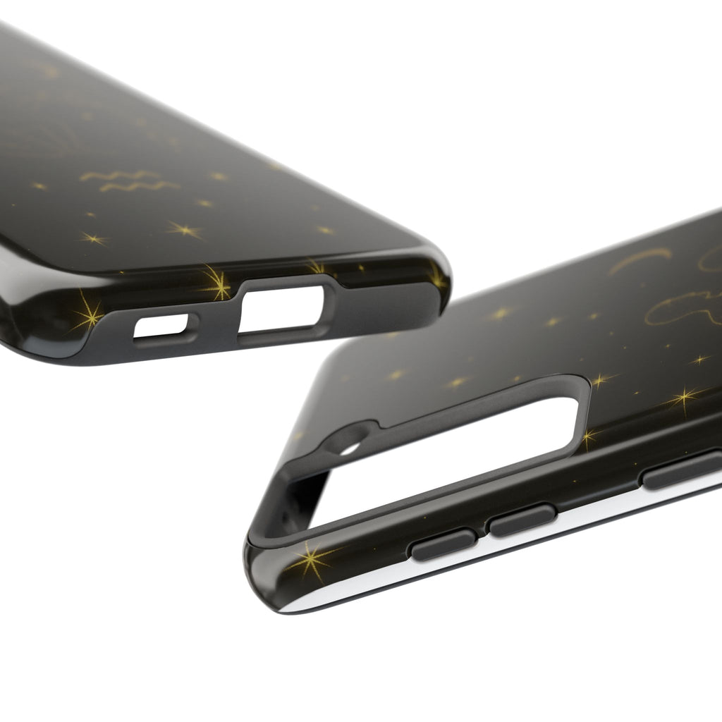 Aquarius Constellation Tough Phone Case — Zodiac Water-Bearer Astrology Design