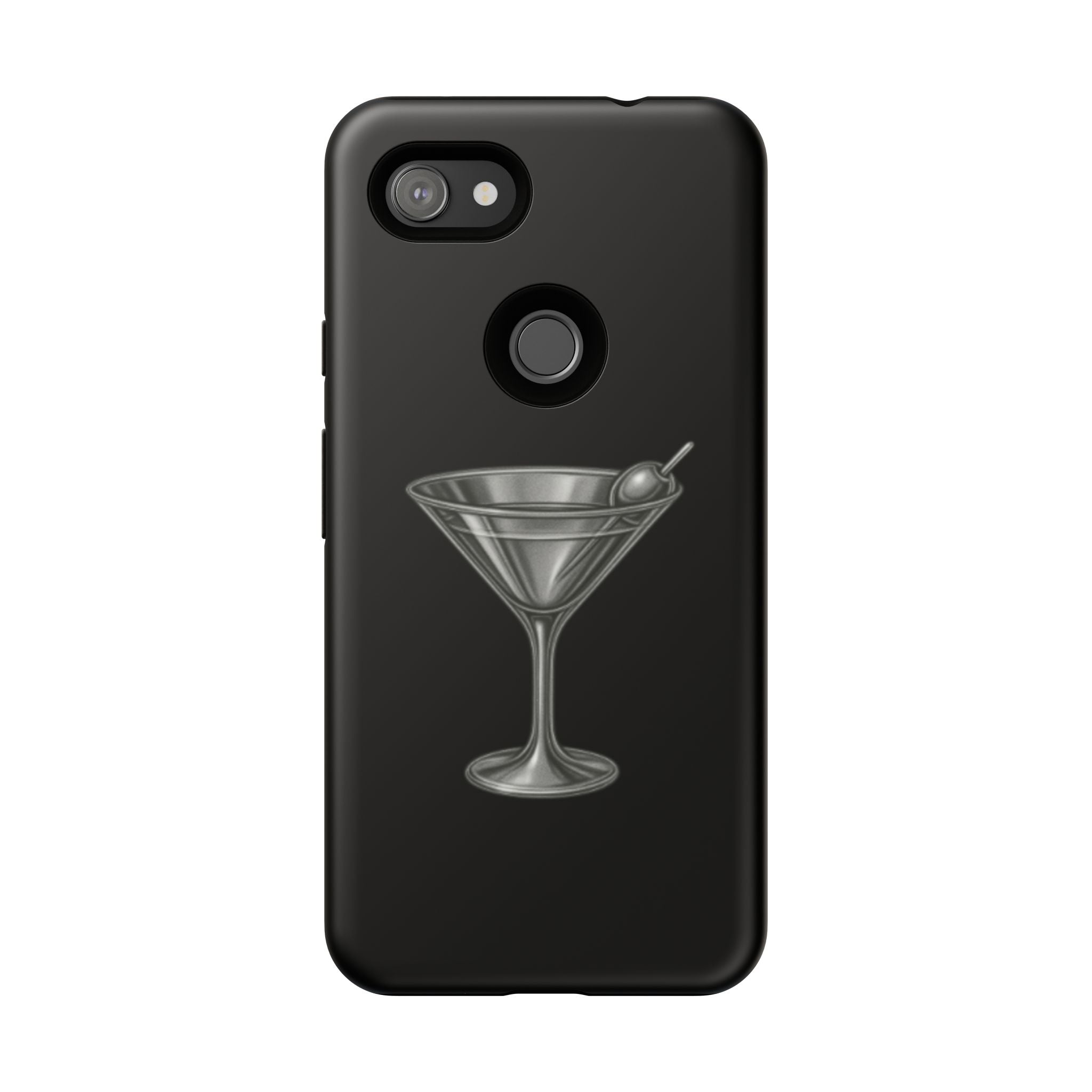Silver Martini Tough Case Black