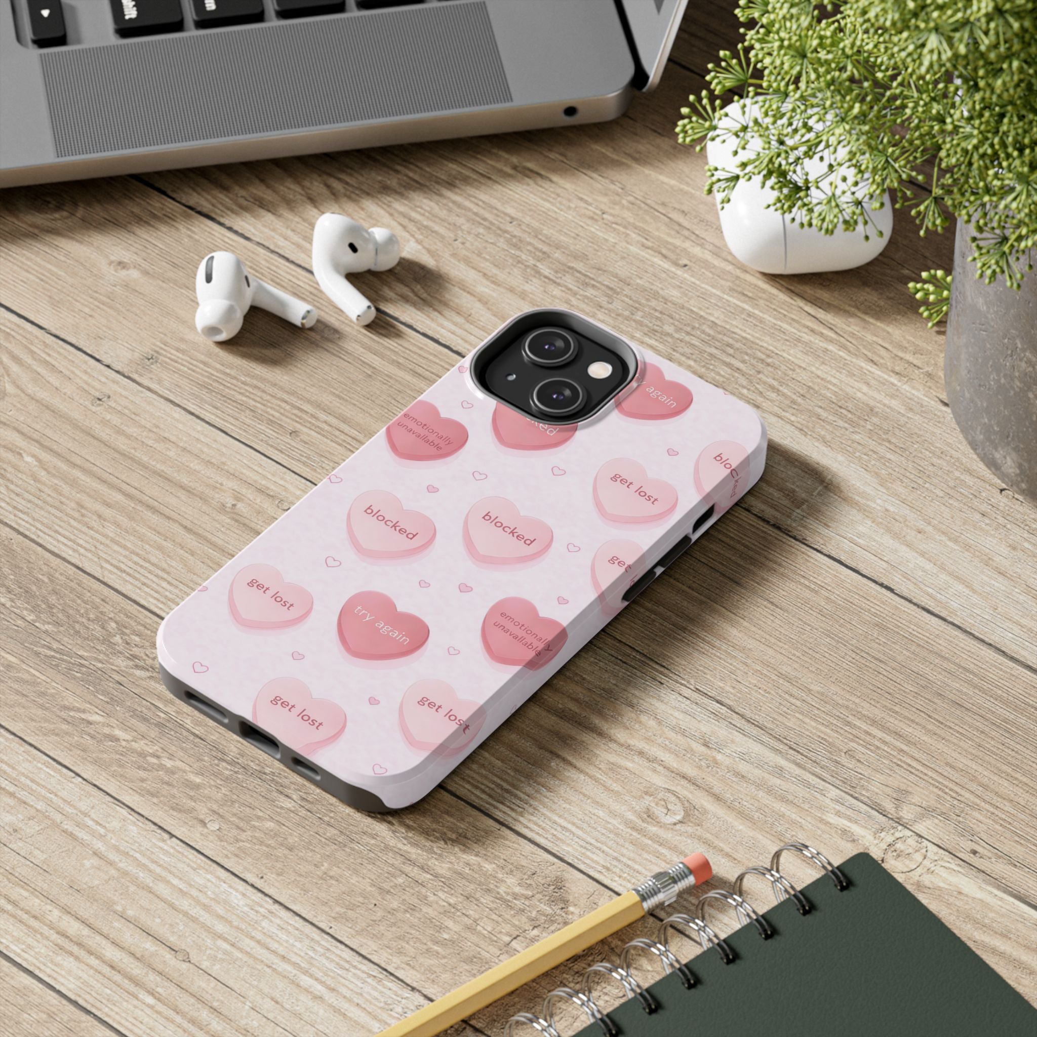 Non-Conversation Hearts Phone Case