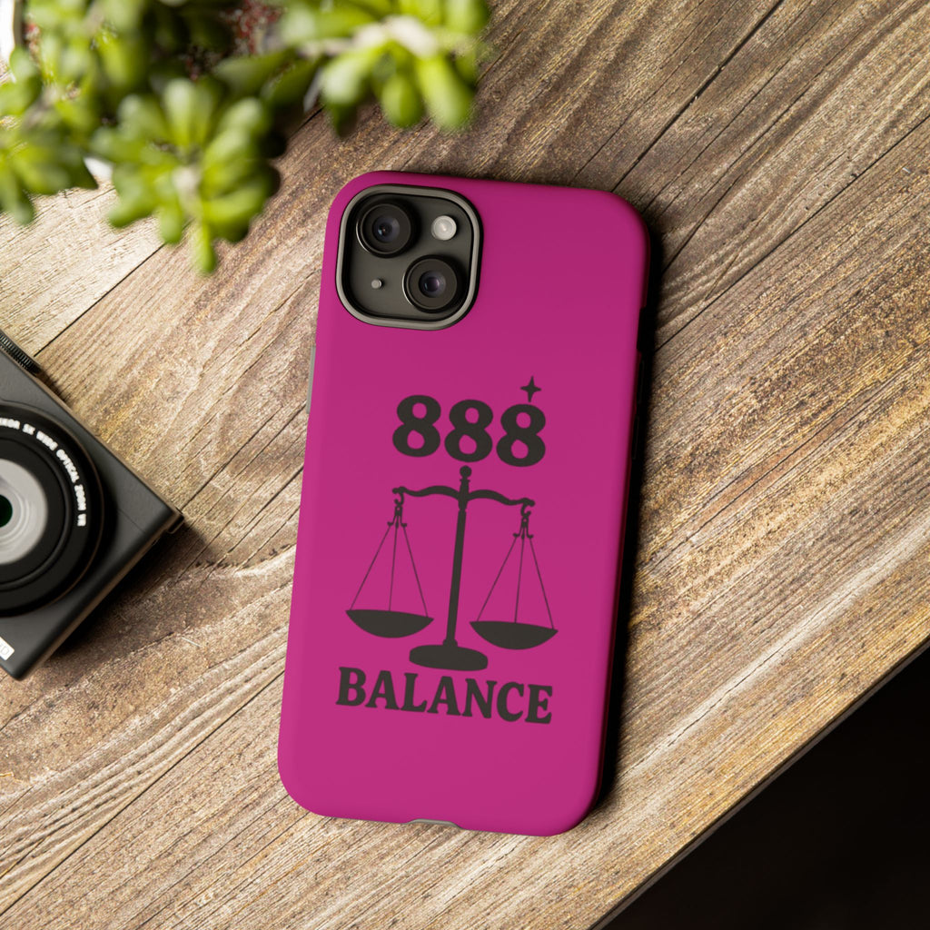 Black & Pink 888 Balance Phone Case