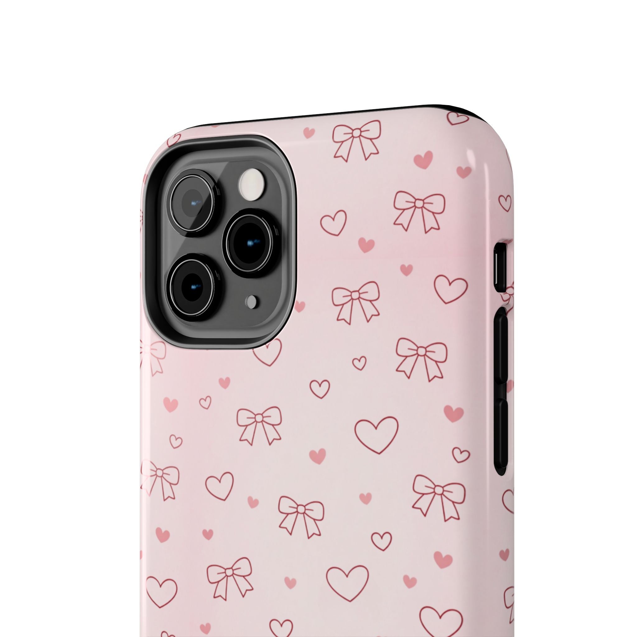 Pink Hearts & Bows Phone Case