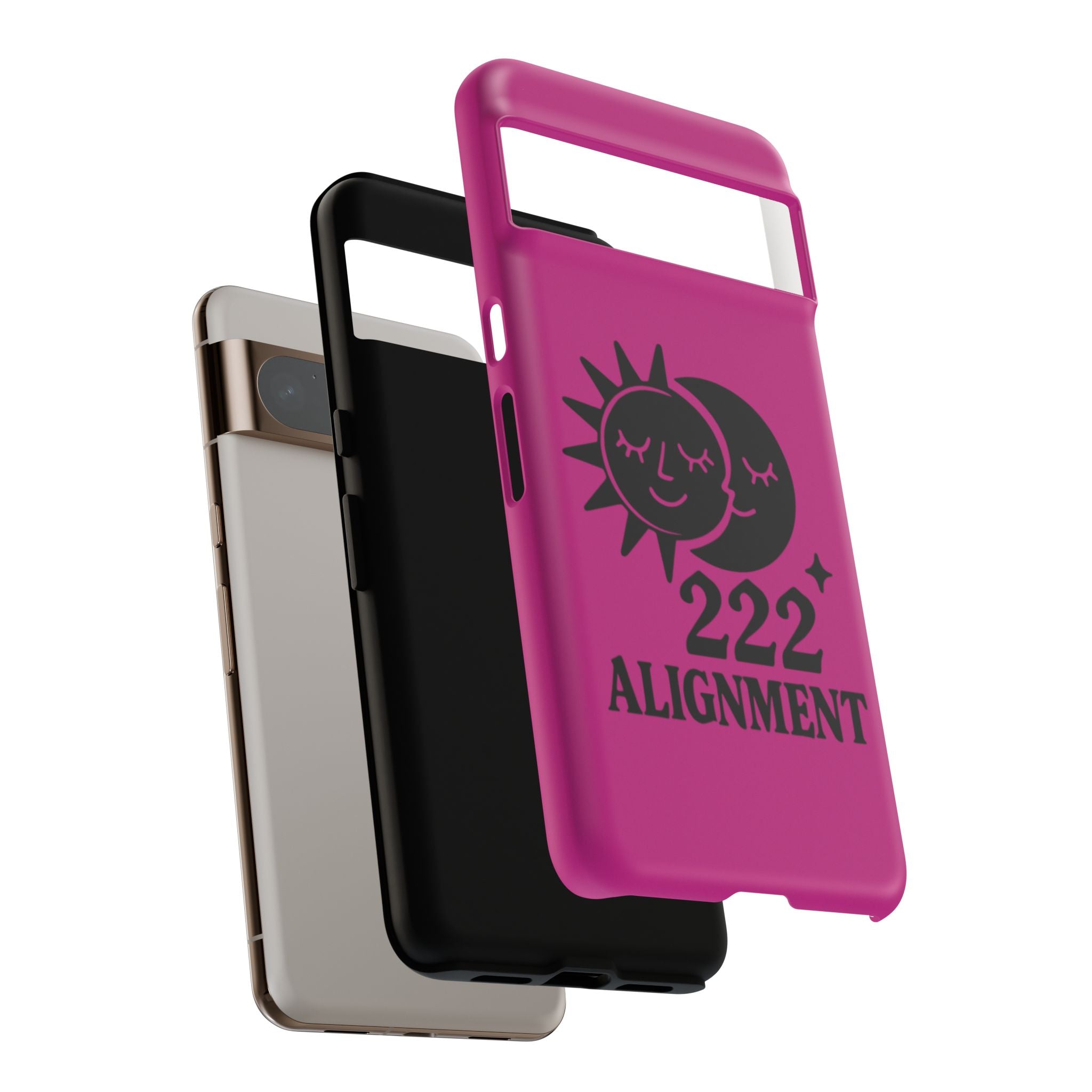 Black & Pink 222 Alignment Phone Case