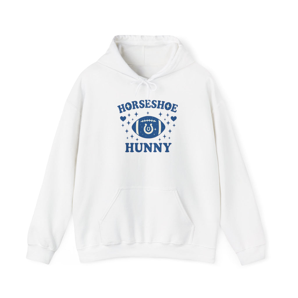 Horseshoe Hunny Hoodie — Lucky Eye Graphic Hooded Sweatshirt Football