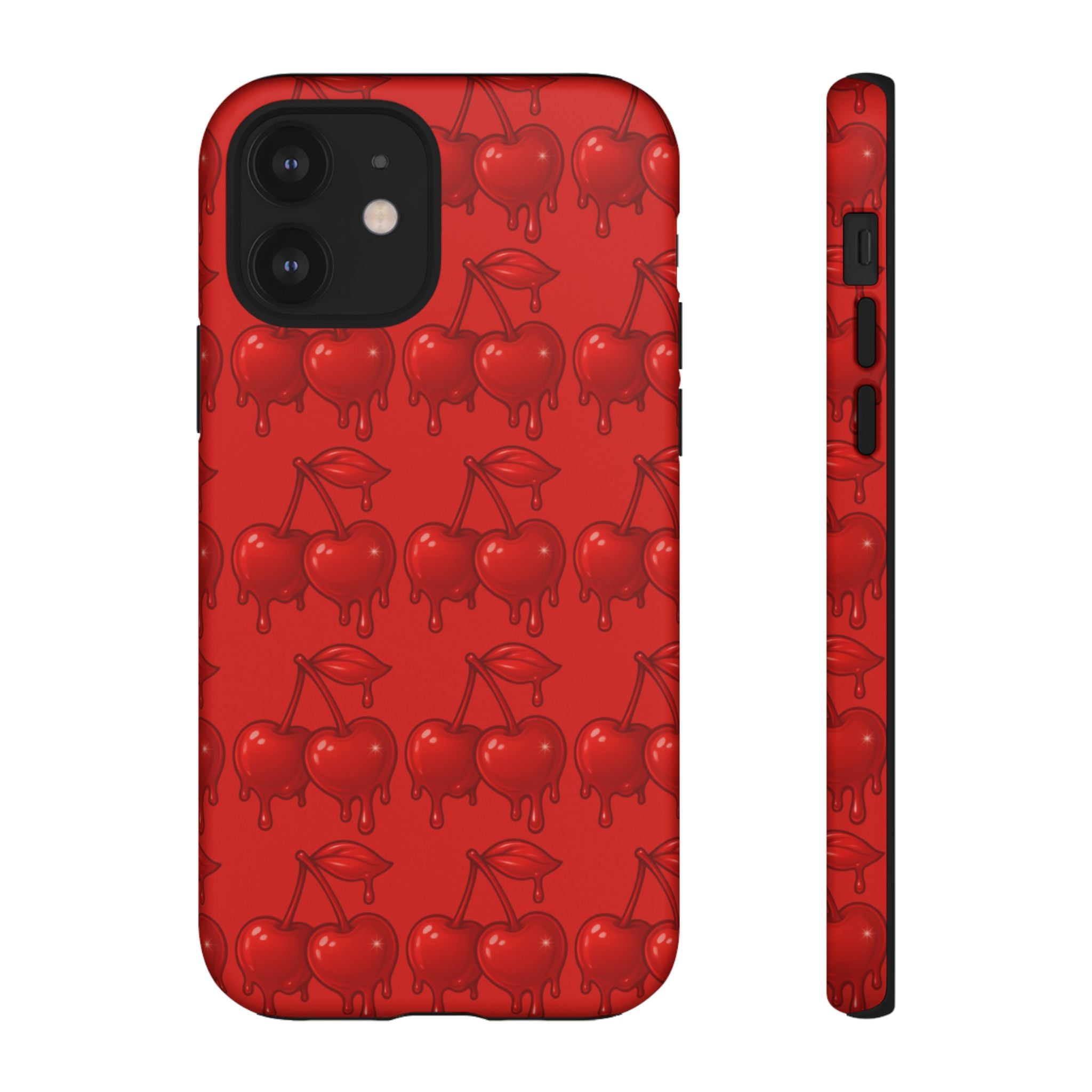 Red Dripping Cherry Phone Case